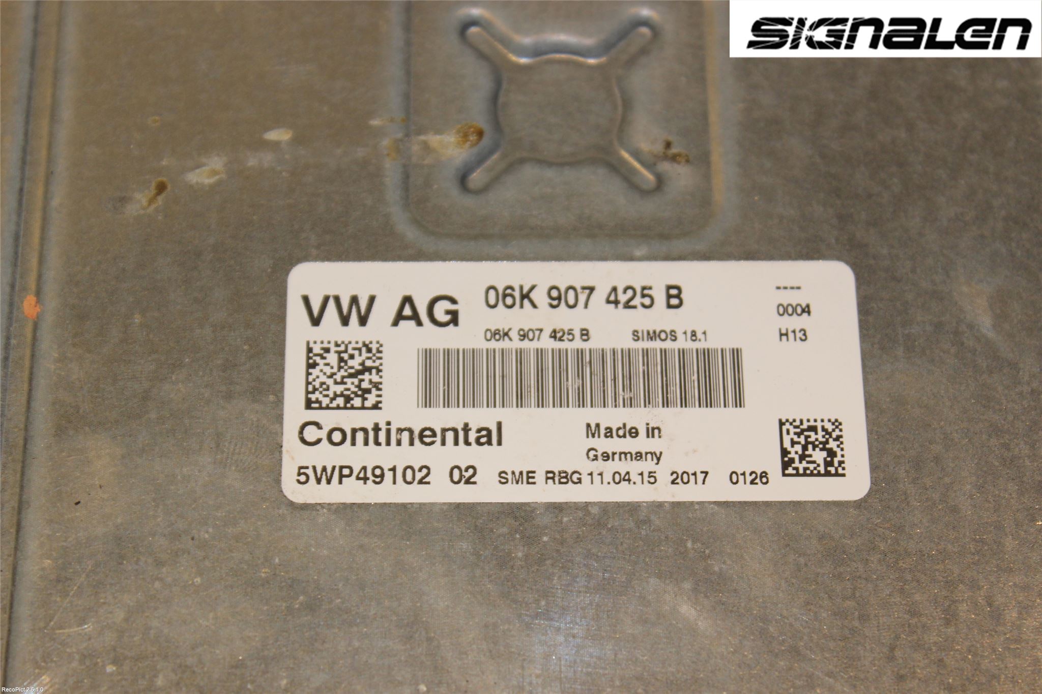 Volkswagen VW GOLF / E-GOLF VII 13-20 Styreenhet Innsprøytning