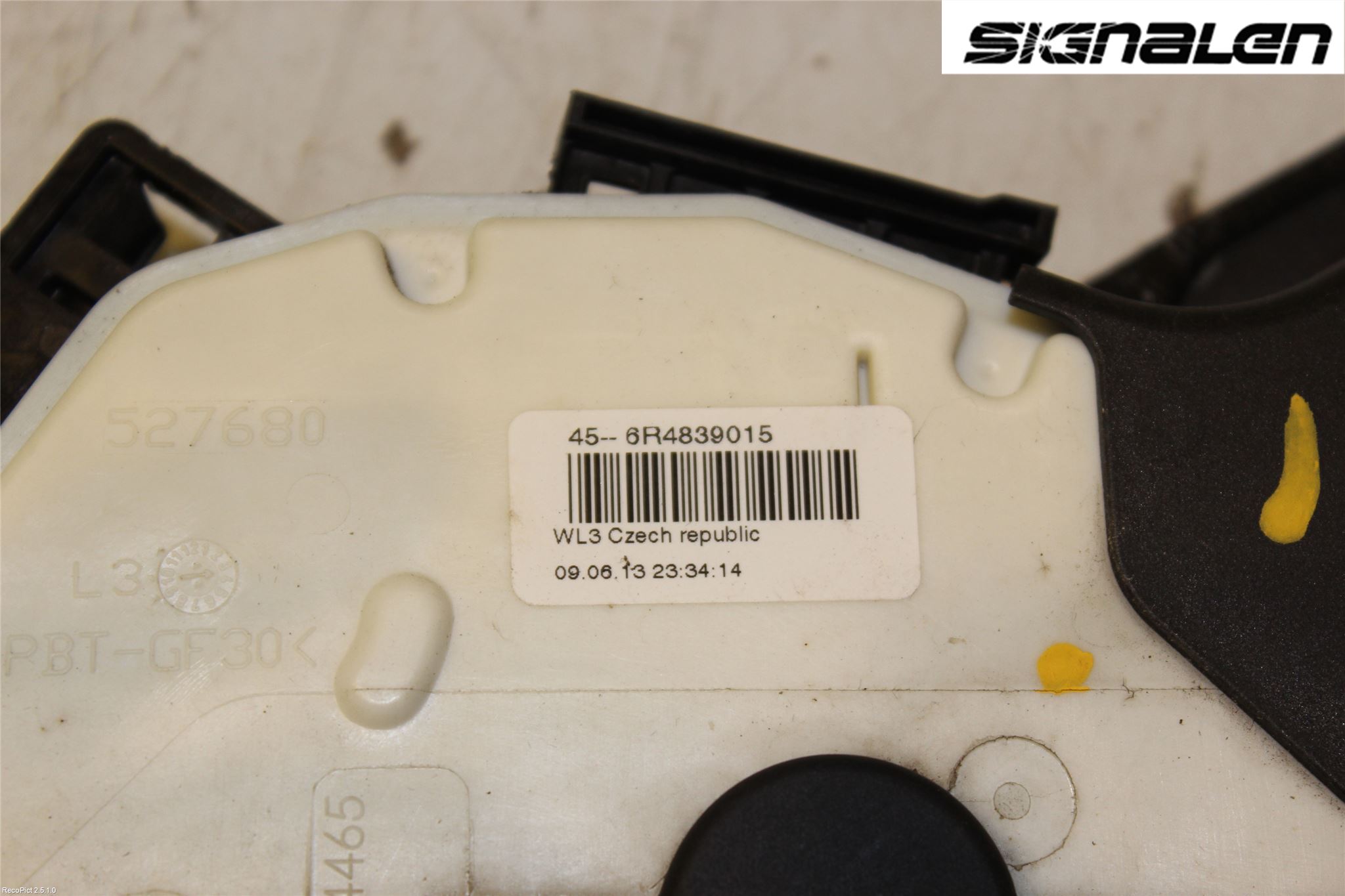 Volkswagen VW POLO 10-17 Dørlås - Låsekasse