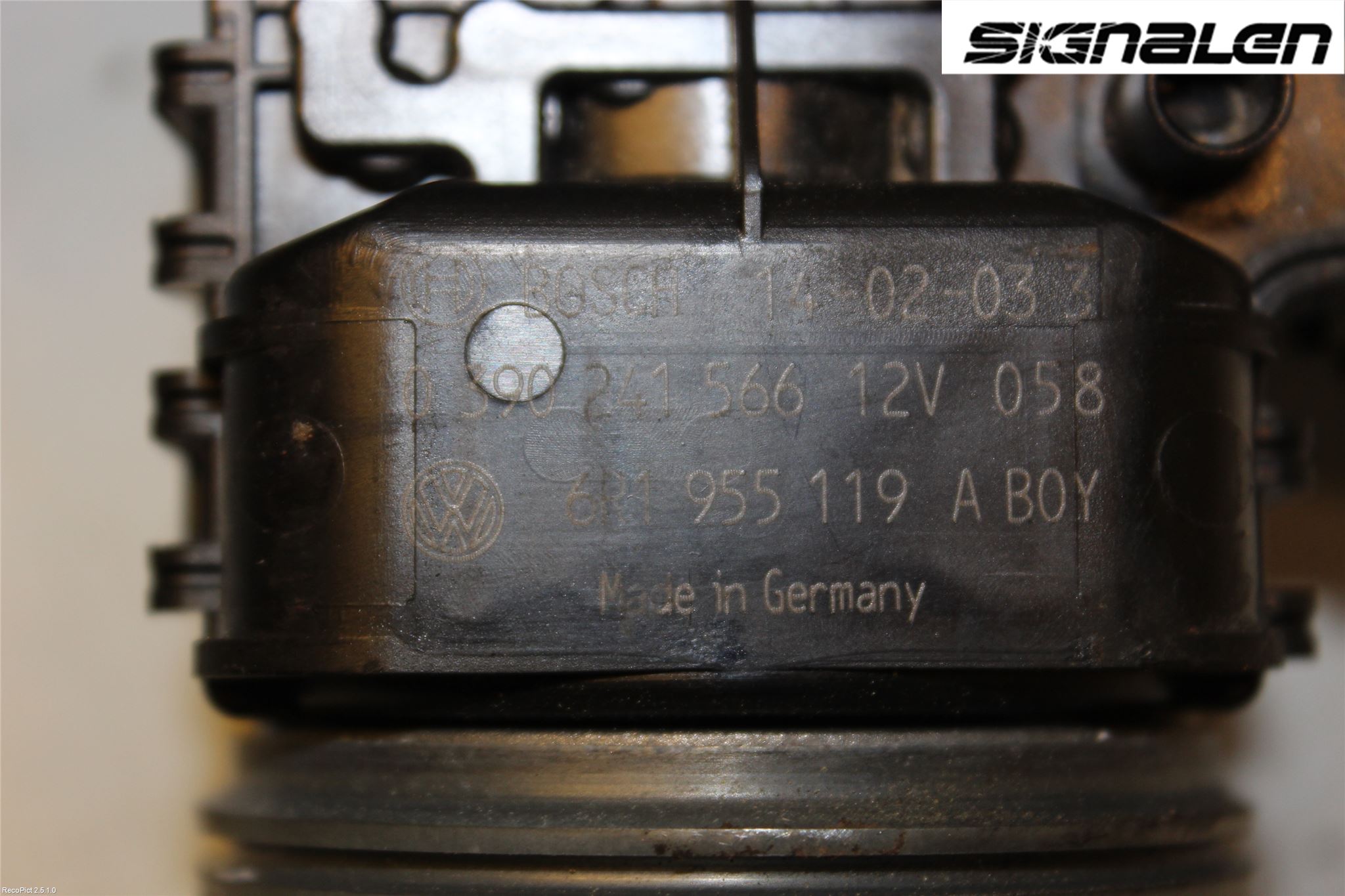 Volkswagen VW POLO 10-17 Viskermotor Frontrute