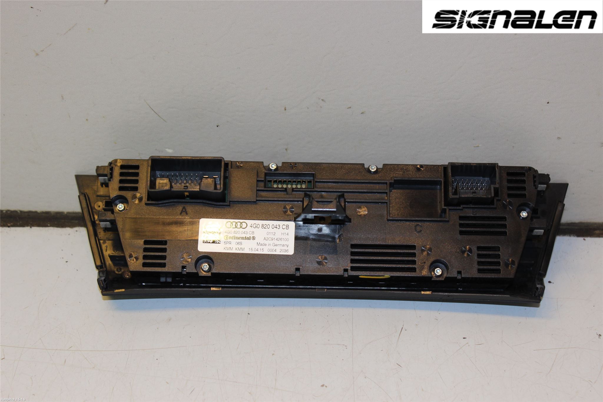 Audi A6 ALLROAD 12-18 Varme Ac Betjening-Display