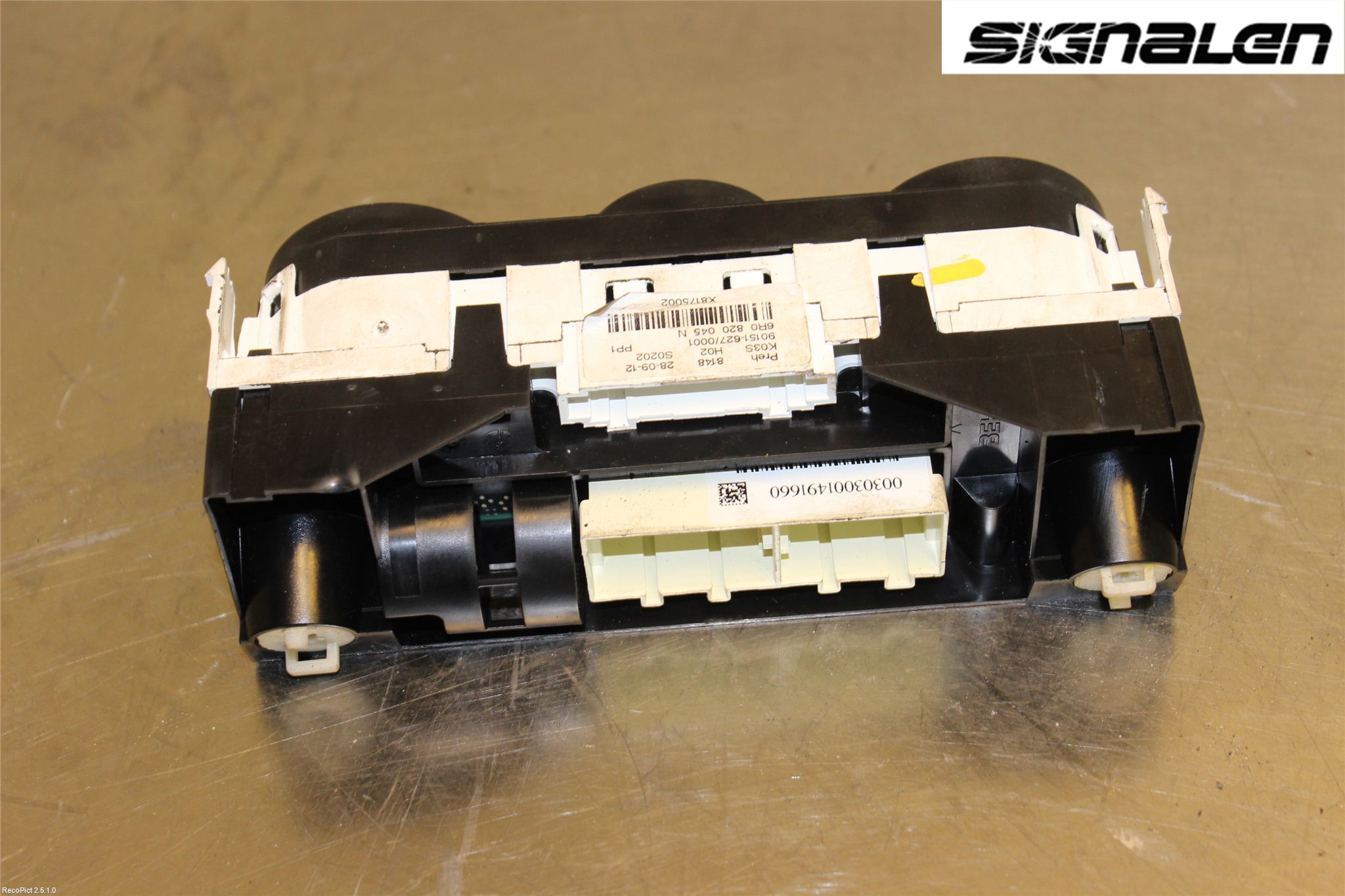 Volkswagen VW POLO 10-17 Varme Ac Betjening-Display
