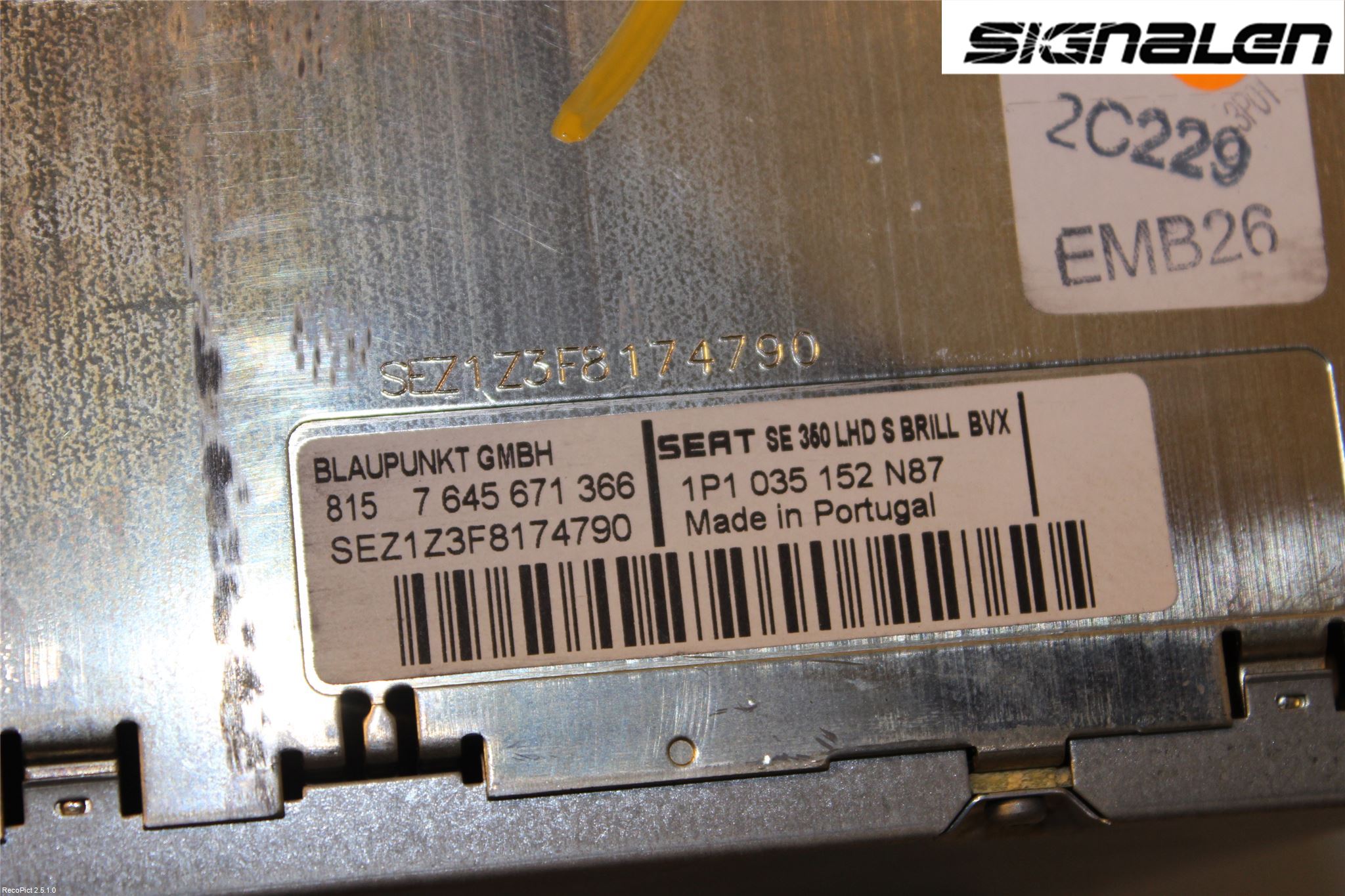 Seat LEON 06-12 Stereo Radio
