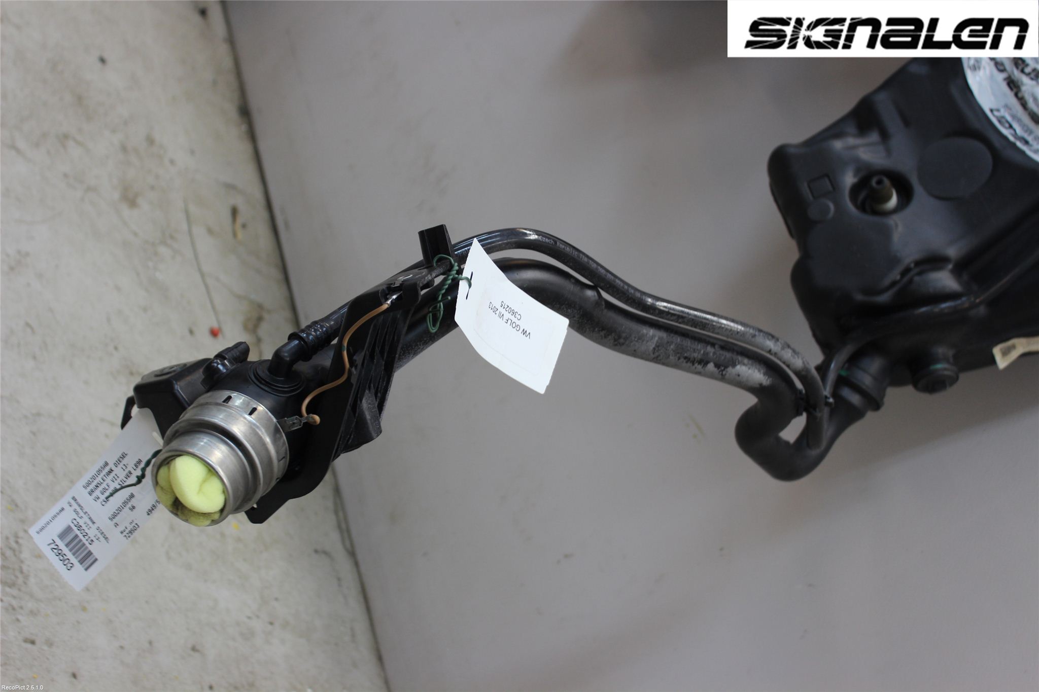 Volkswagen VW GOLF / E-GOLF VII 13-20 Drivstofftank Diesel