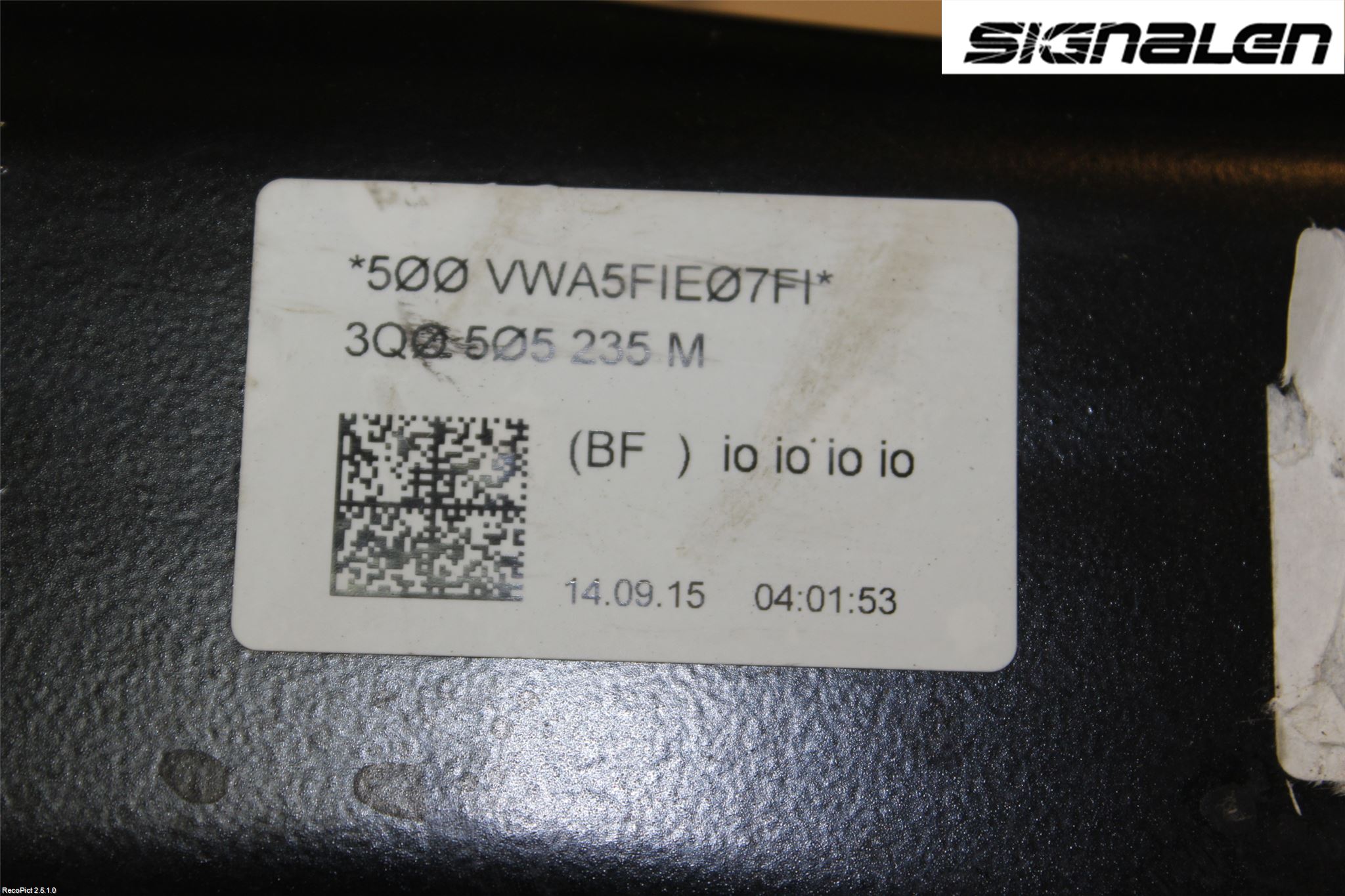 Volkswagen VW PASSAT 15-19 Bakaksel Feste Travers-Ramme