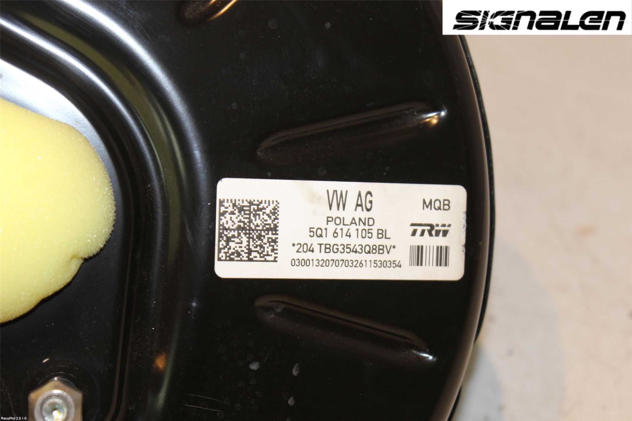 Volkswagen VW PASSAT 15-19 Bremseservo