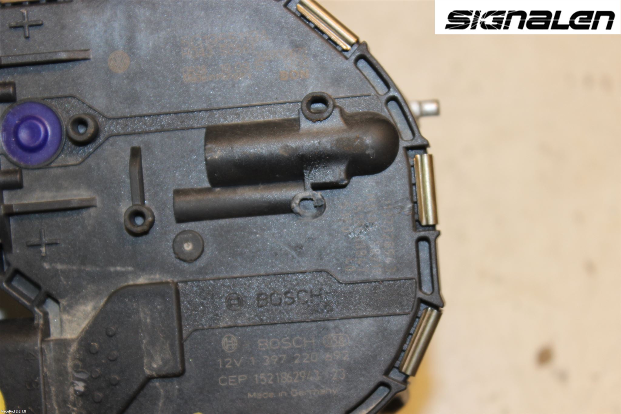 Volkswagen VW GOLF / E-GOLF VII 13-20 Viskermotor Frontrute