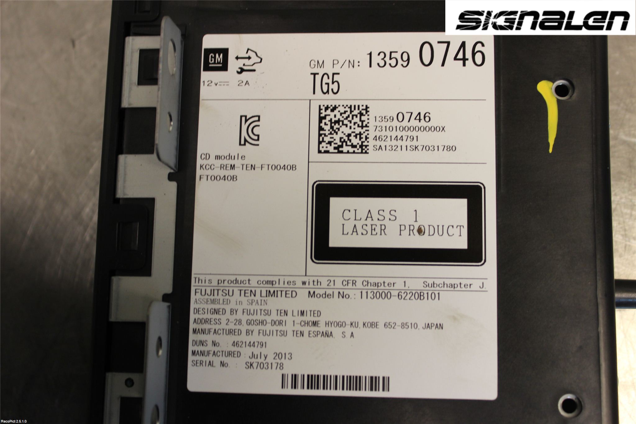 Opel INSIGNIA 09-16 Stereo Radio