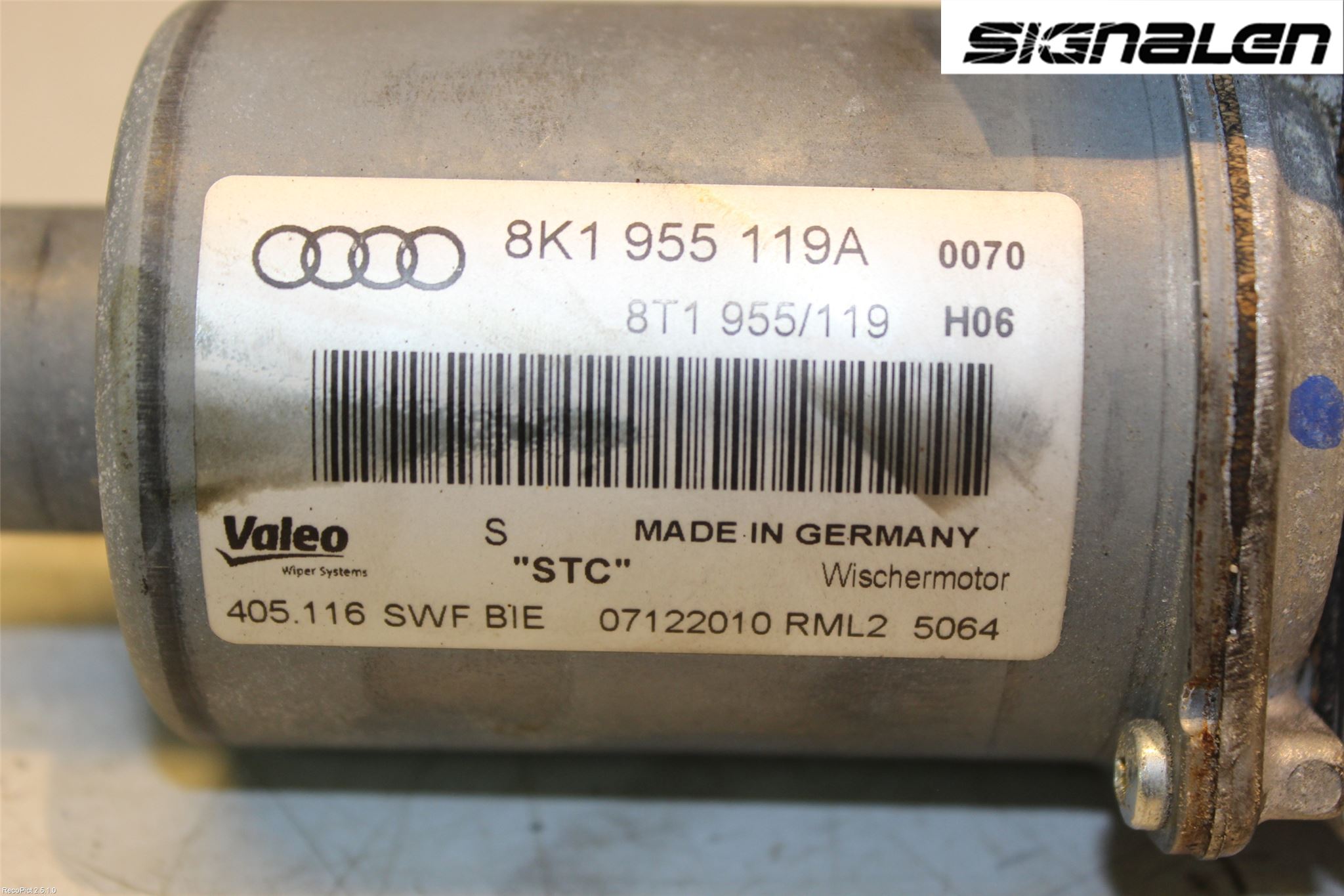 Audi A4/S4 08-11 Viskermotor Frontrute