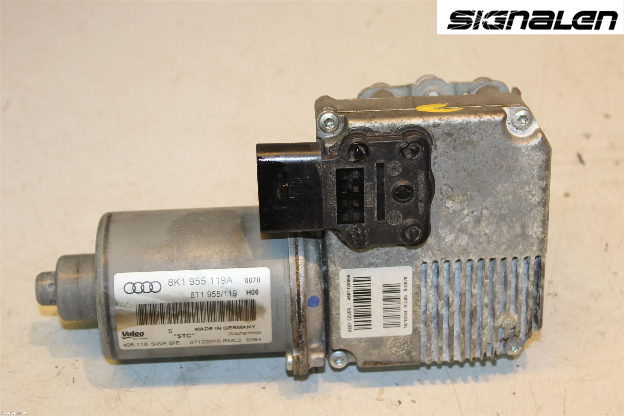 Audi A4/S4 08-11 Viskermotor Frontrute