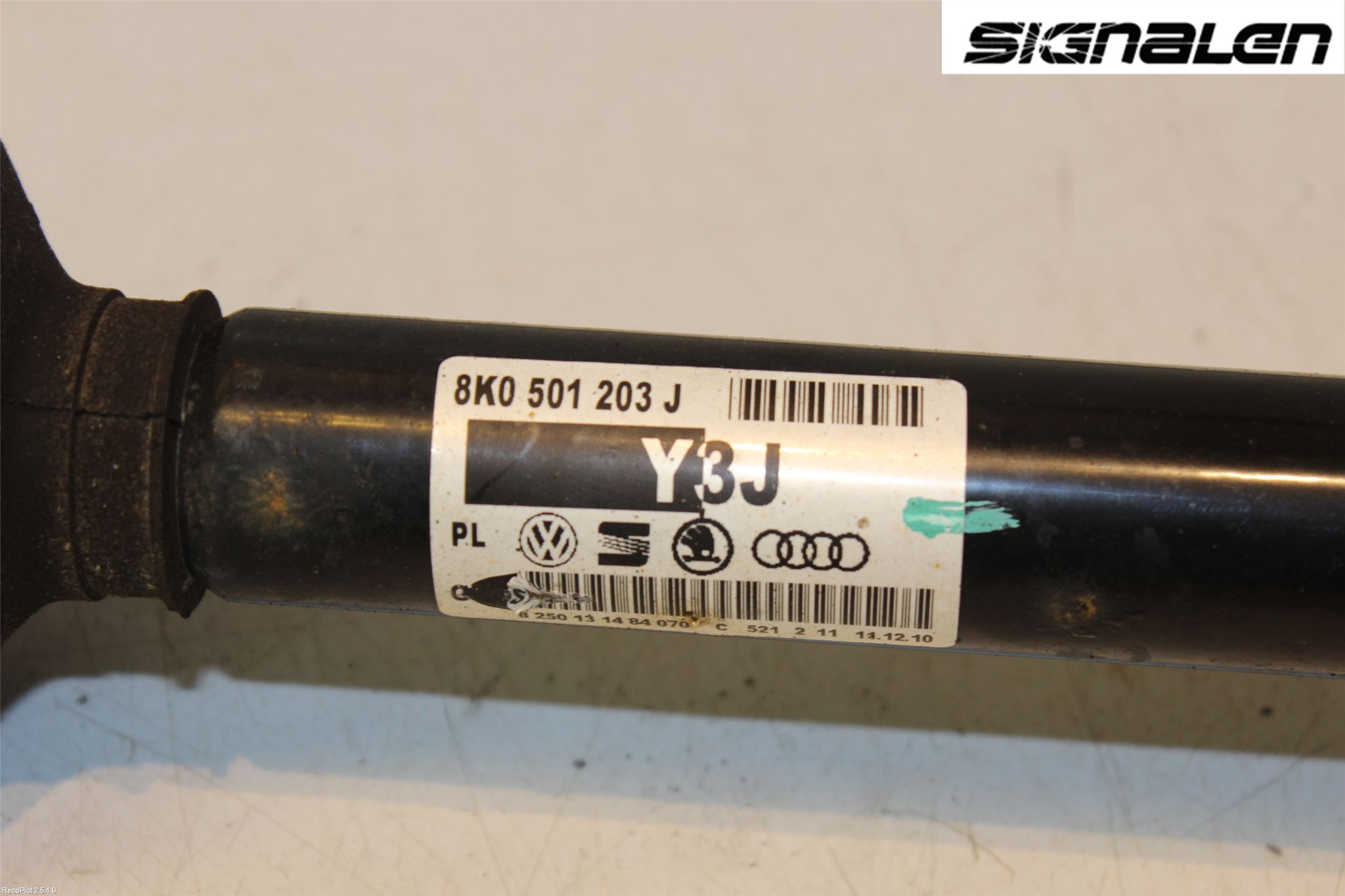 Audi A4/S4 08-11 Drivaksel Bak Kompl Venstre