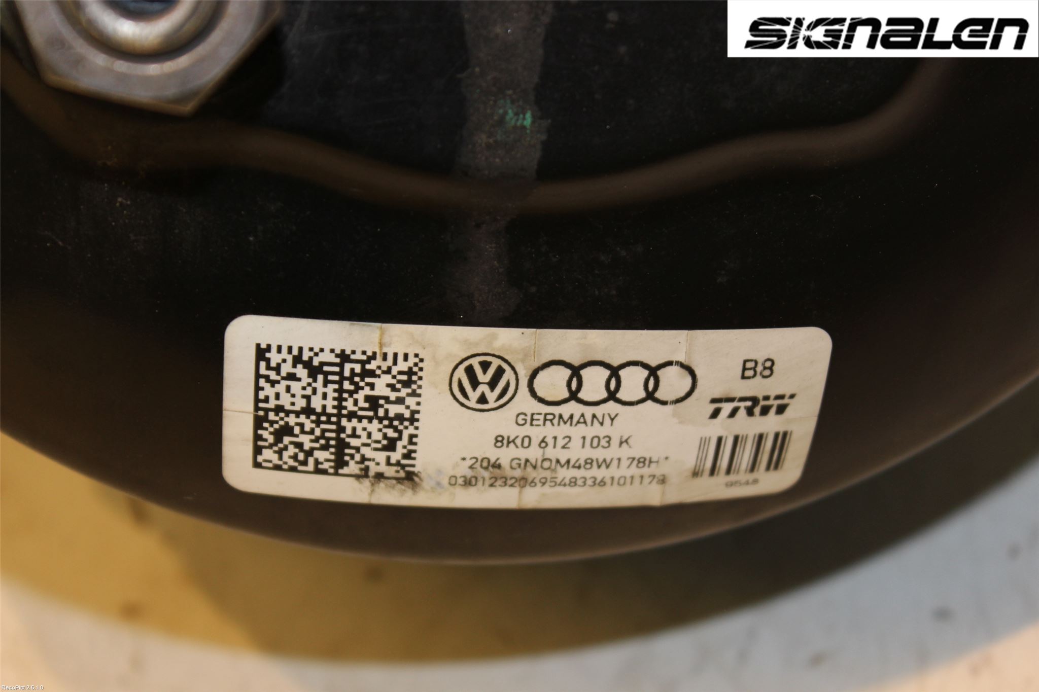 Audi A4/S4 08-11 Bremseservo