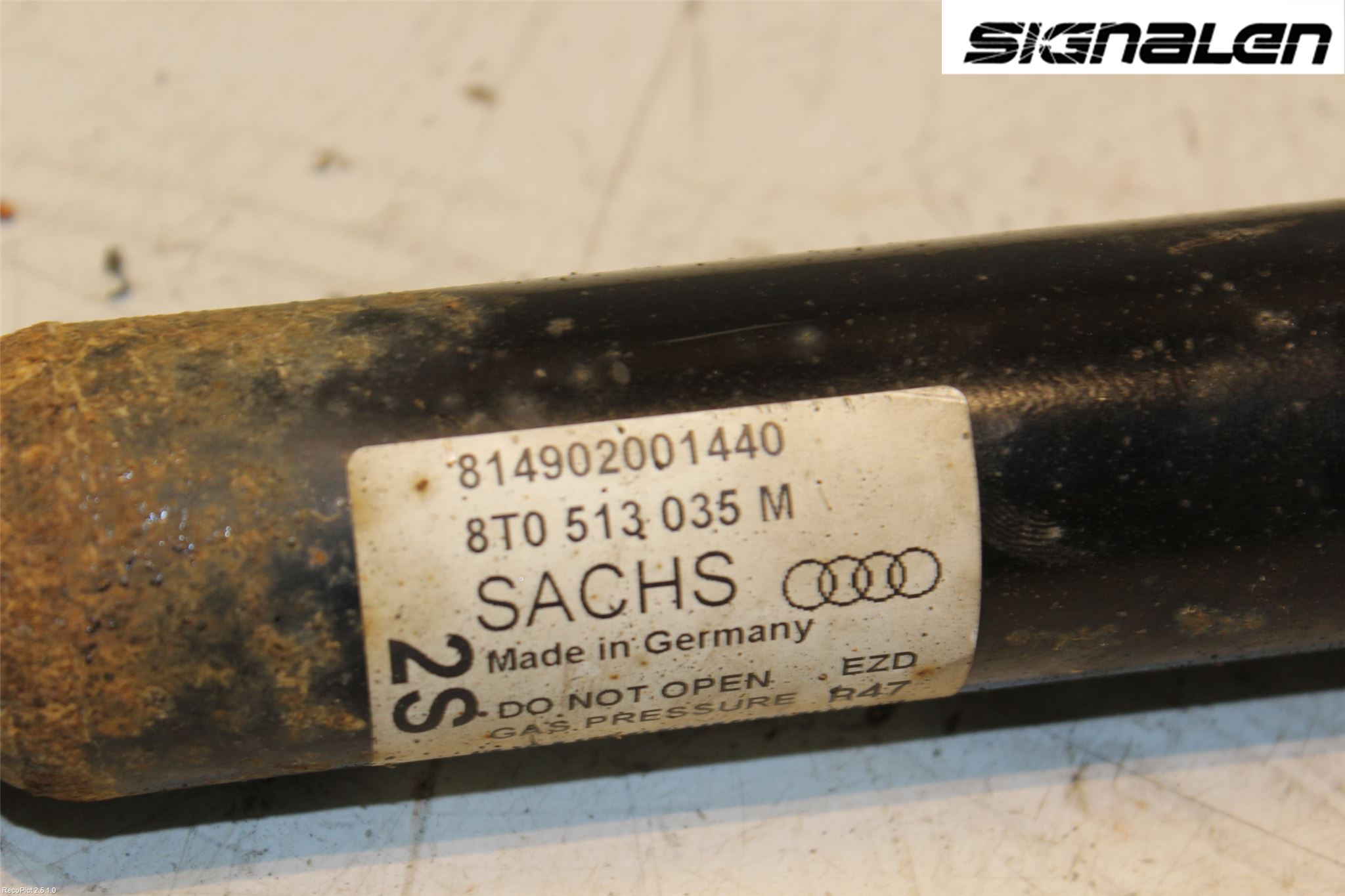 Audi A4/S4 08-11 Støtdemper Bak