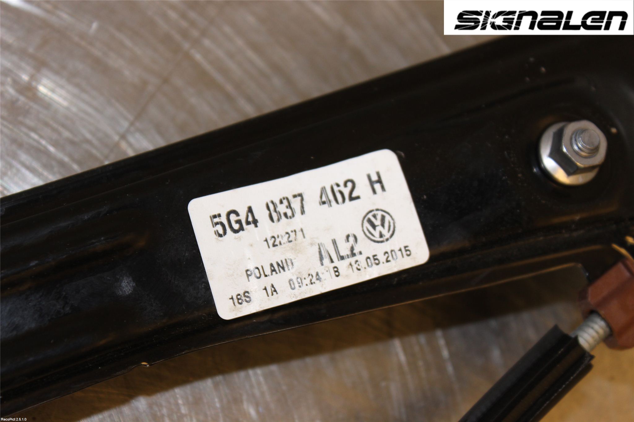 Volkswagen VW GOLF / E-GOLF VII 13-20 Vindusheis