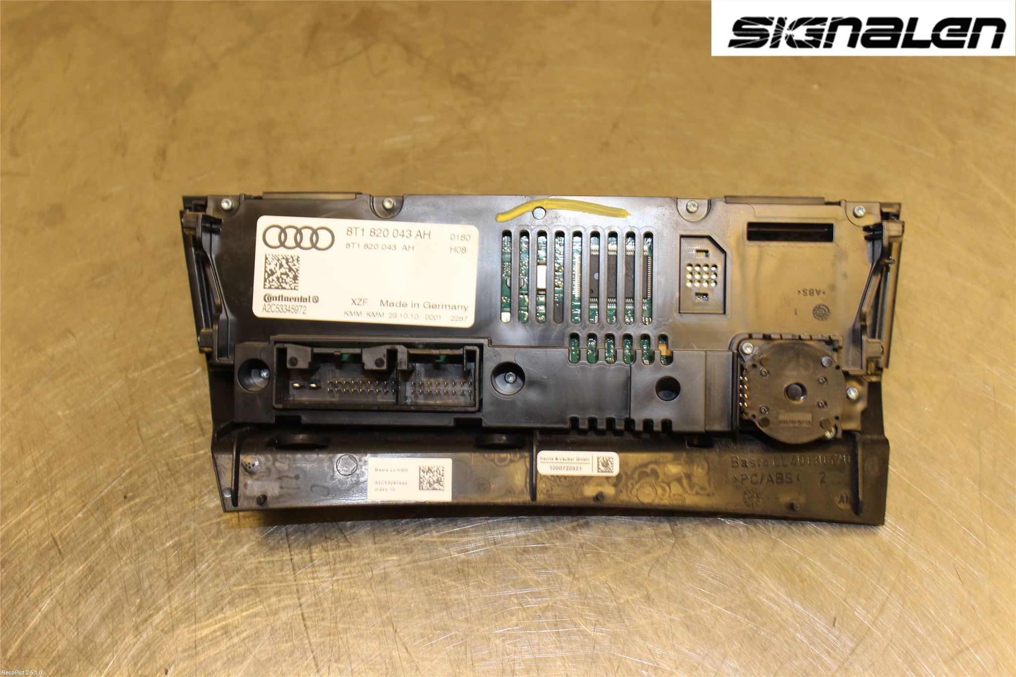 Audi A4/S4 08-11 Varme Ac Betjening-Display