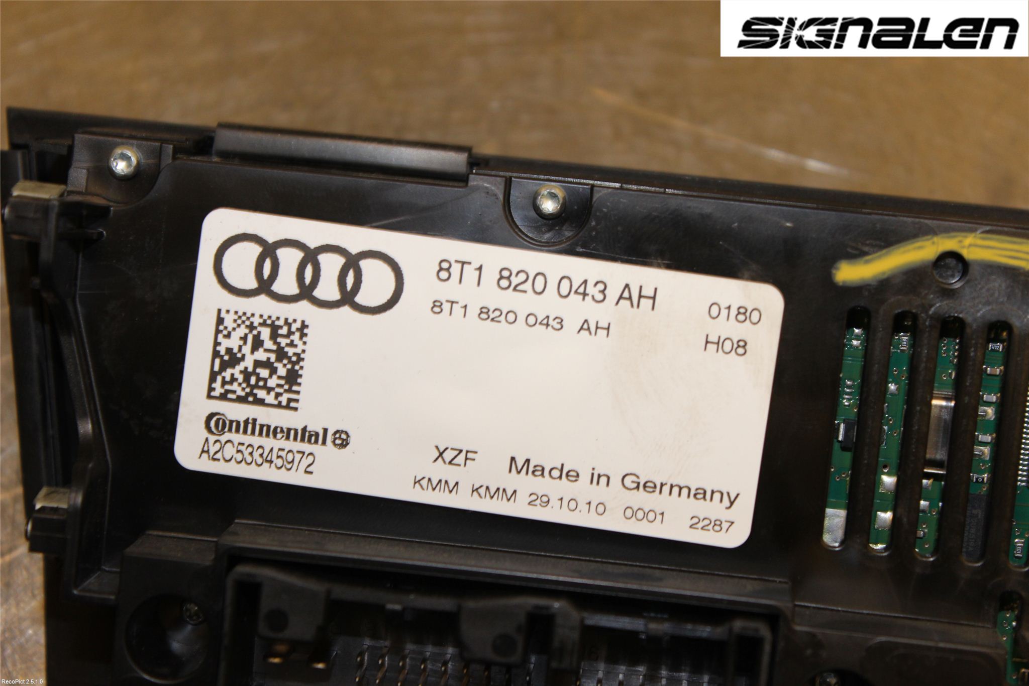 Audi A4/S4 08-11 Varme Ac Betjening-Display