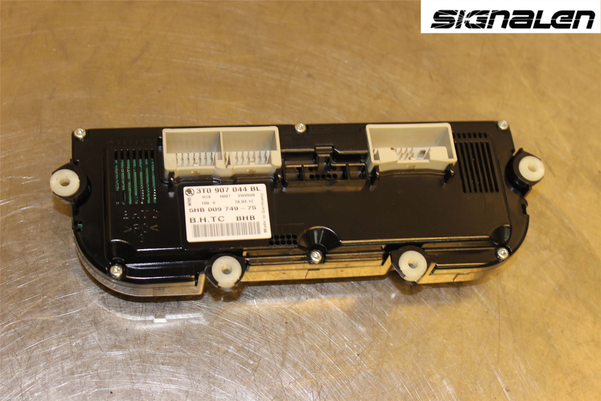 Skoda SUPERB 09-15 Varme Ac Betjening-Display