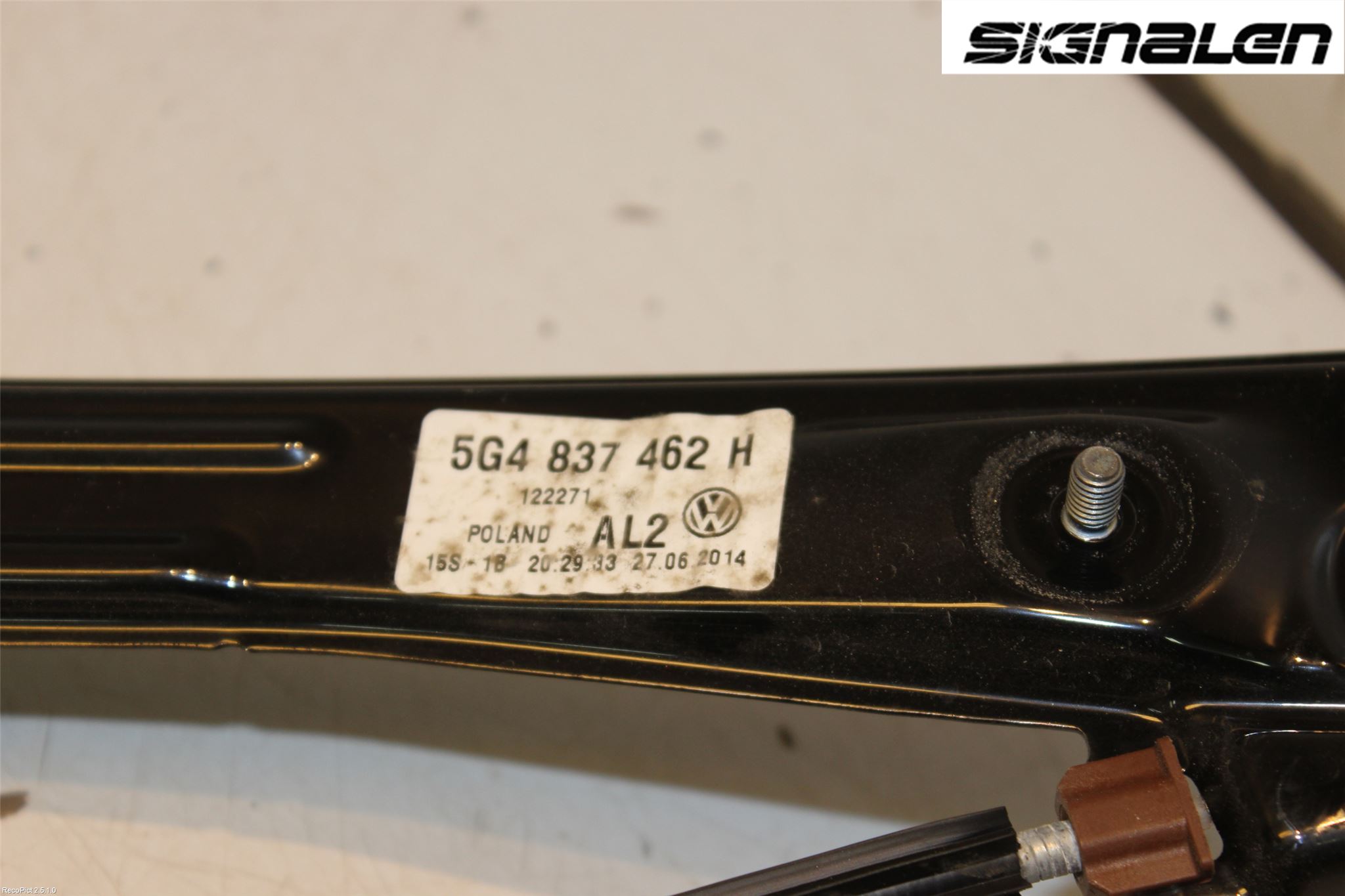 Volkswagen VW GOLF / E-GOLF VII 13-20 Vindusheis