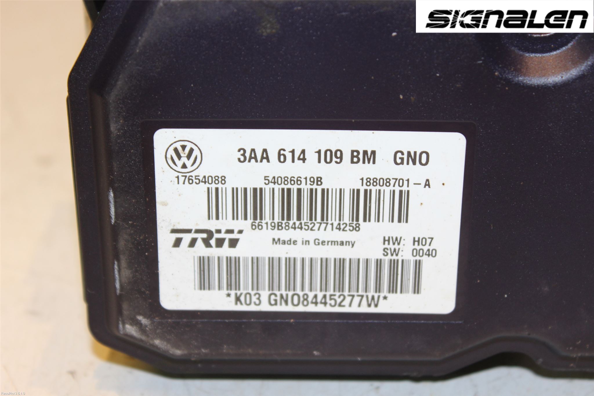 Volkswagen VW PASSAT 11-14 Abs Hydraulikkaggregat