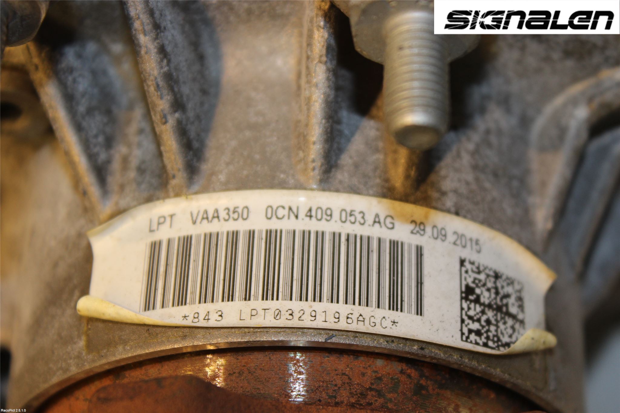 Volkswagen VW GOLF / E-GOLF VII 13-20 Gearkasse Fordelingskasse