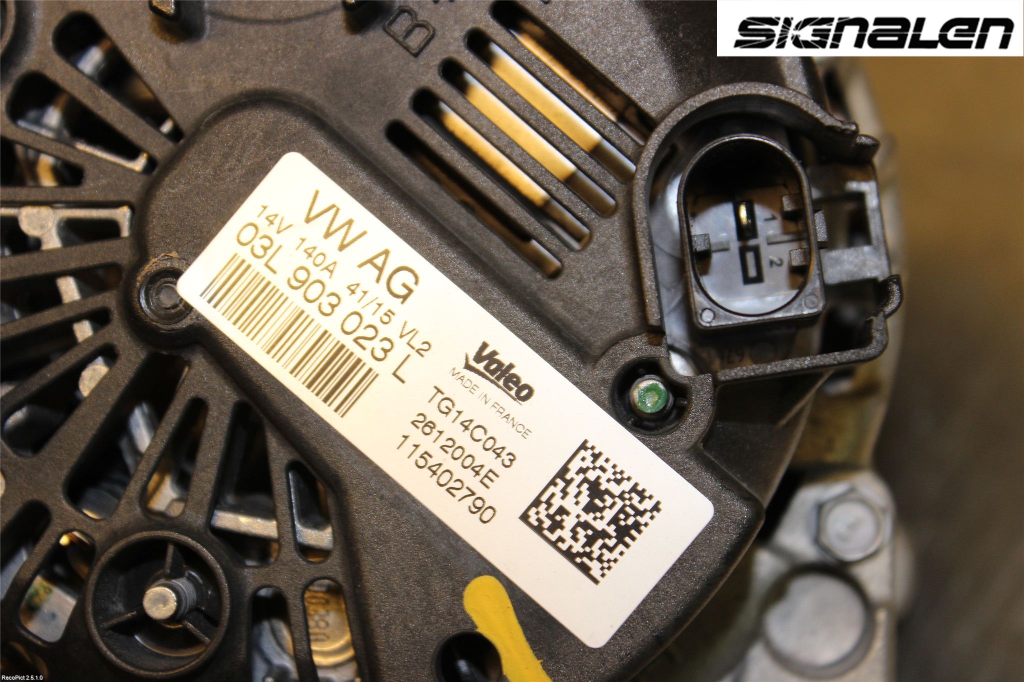 Volkswagen VW GOLF / E-GOLF VII 13-20 Dynamo