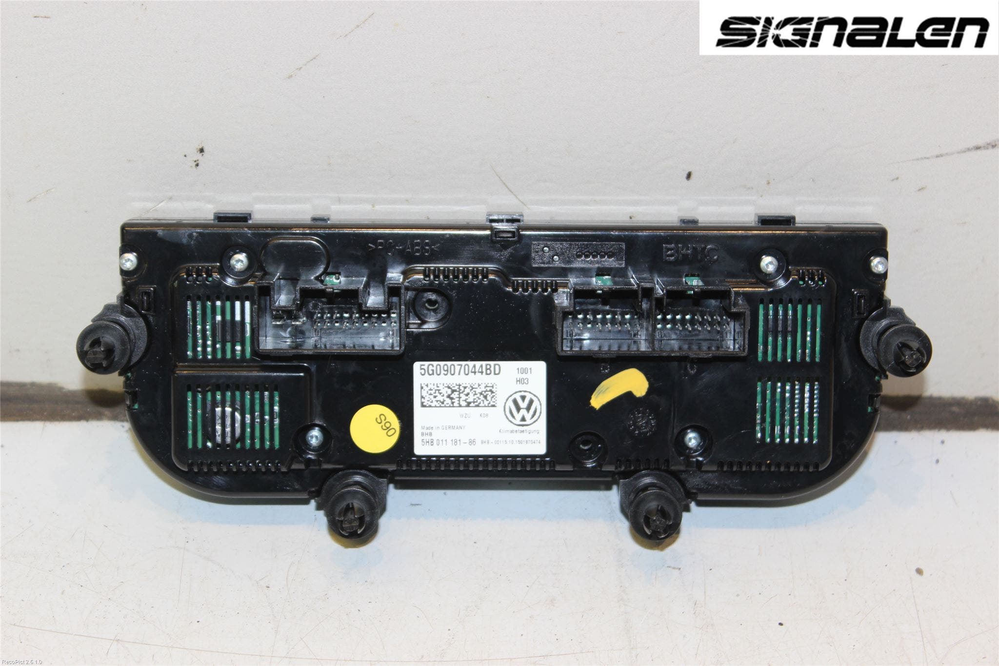 Volkswagen VW GOLF / E-GOLF VII 13-20 Varme Ac Betjening-Display