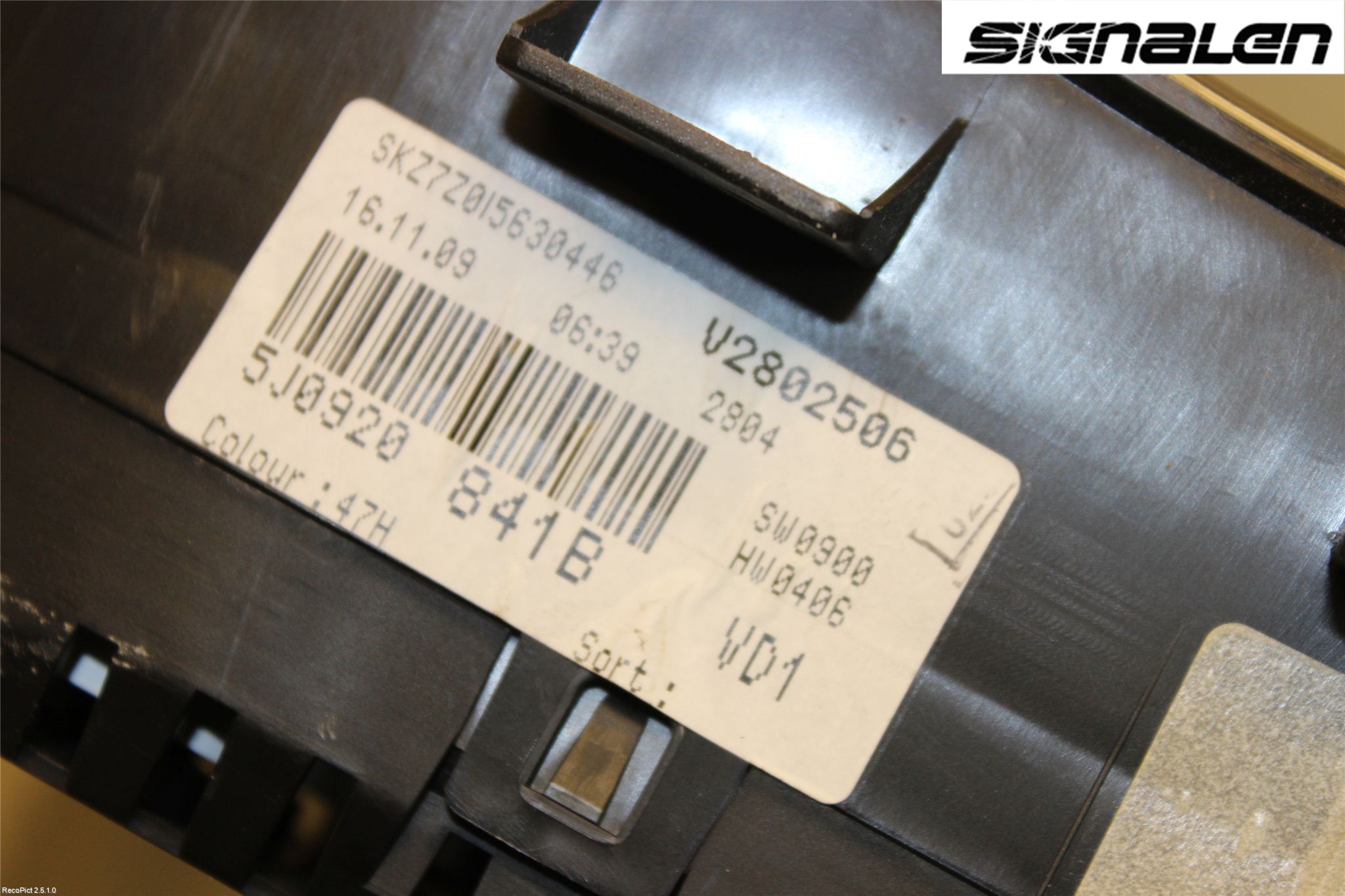 Skoda FABIA 07-14 Instr Kombinert