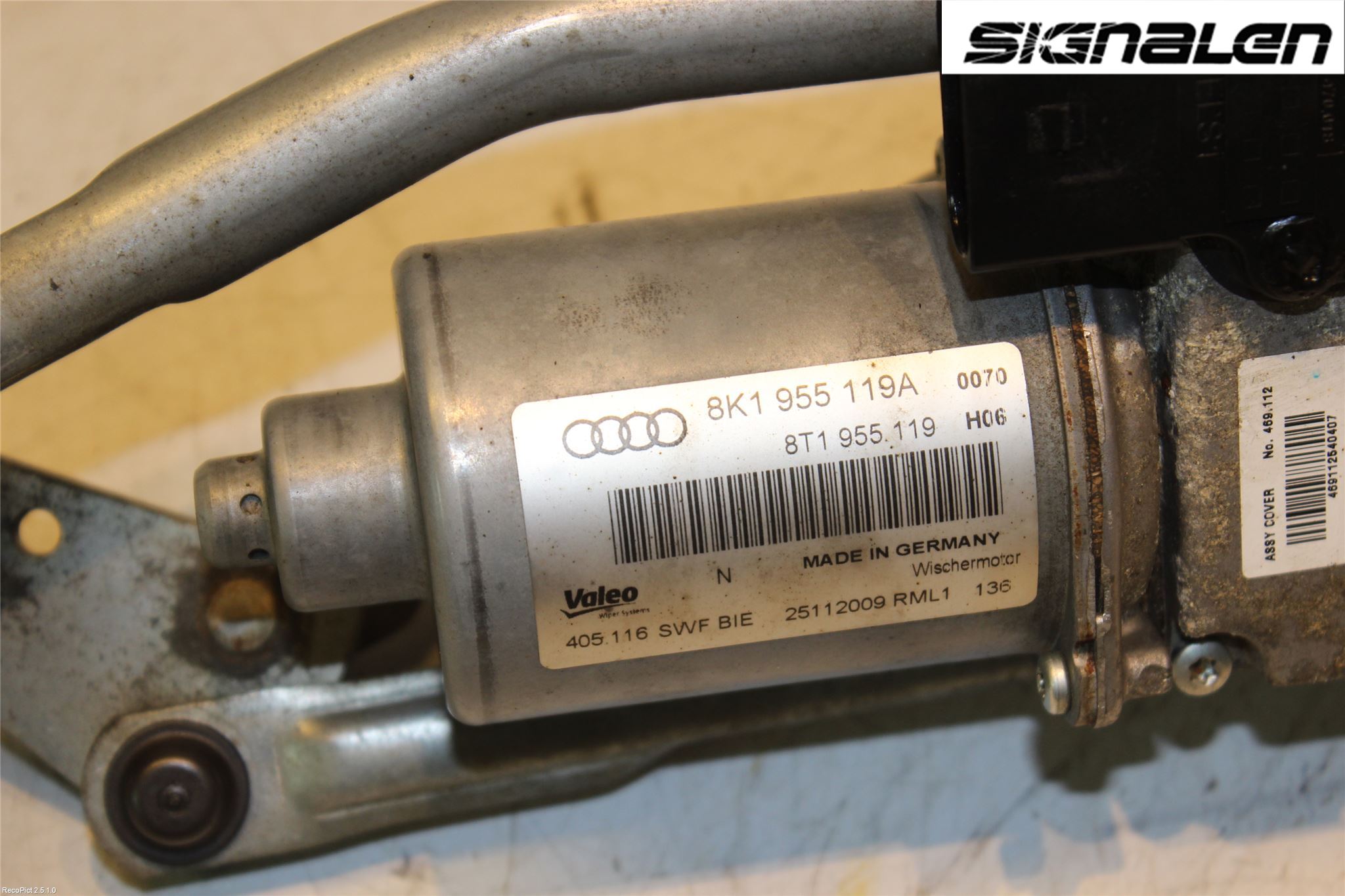 Audi A4/S4 08-11 Viskermotor Frontrute