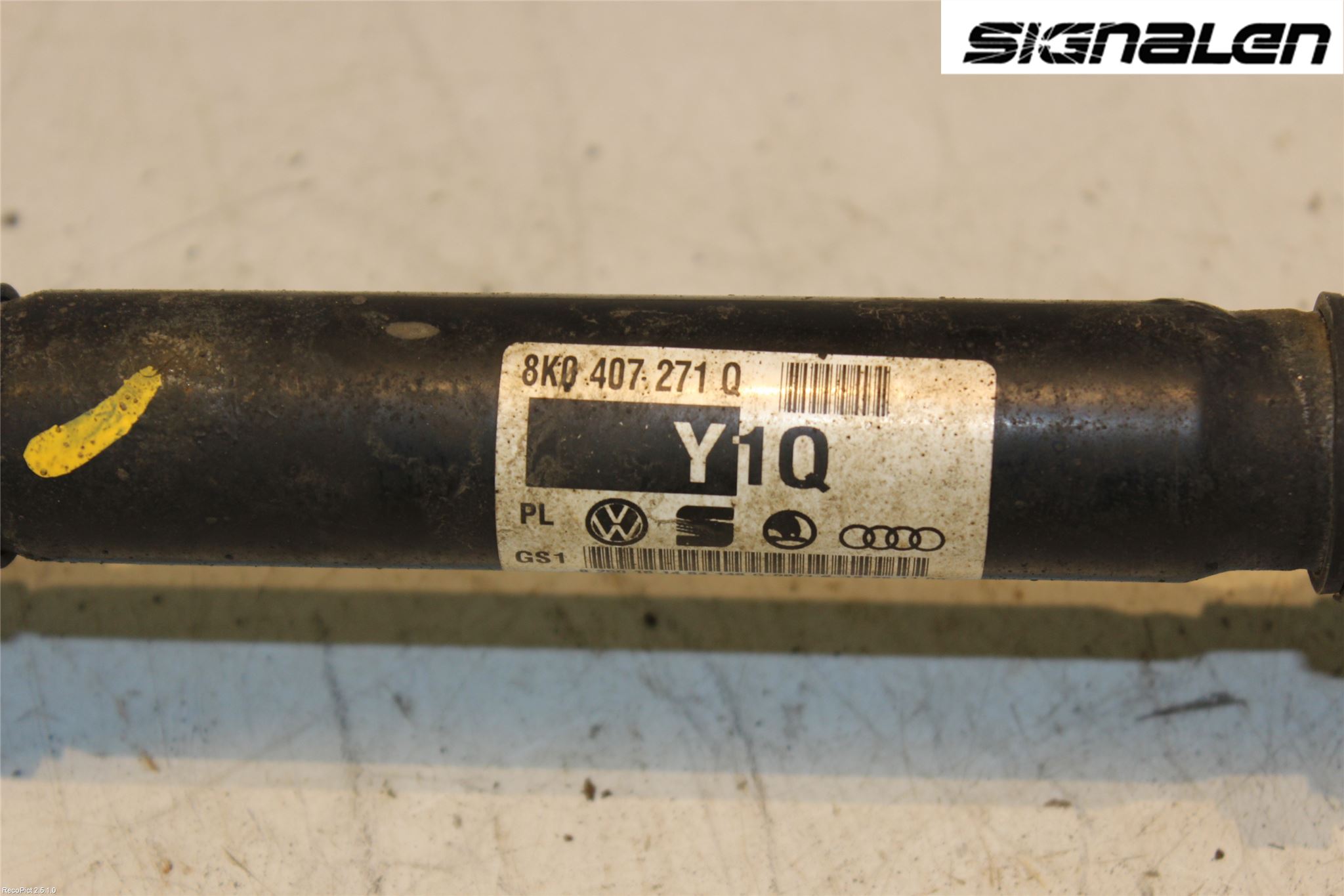 Audi A4/S4 08-11 Drivaksel Foran Kompl Venstre