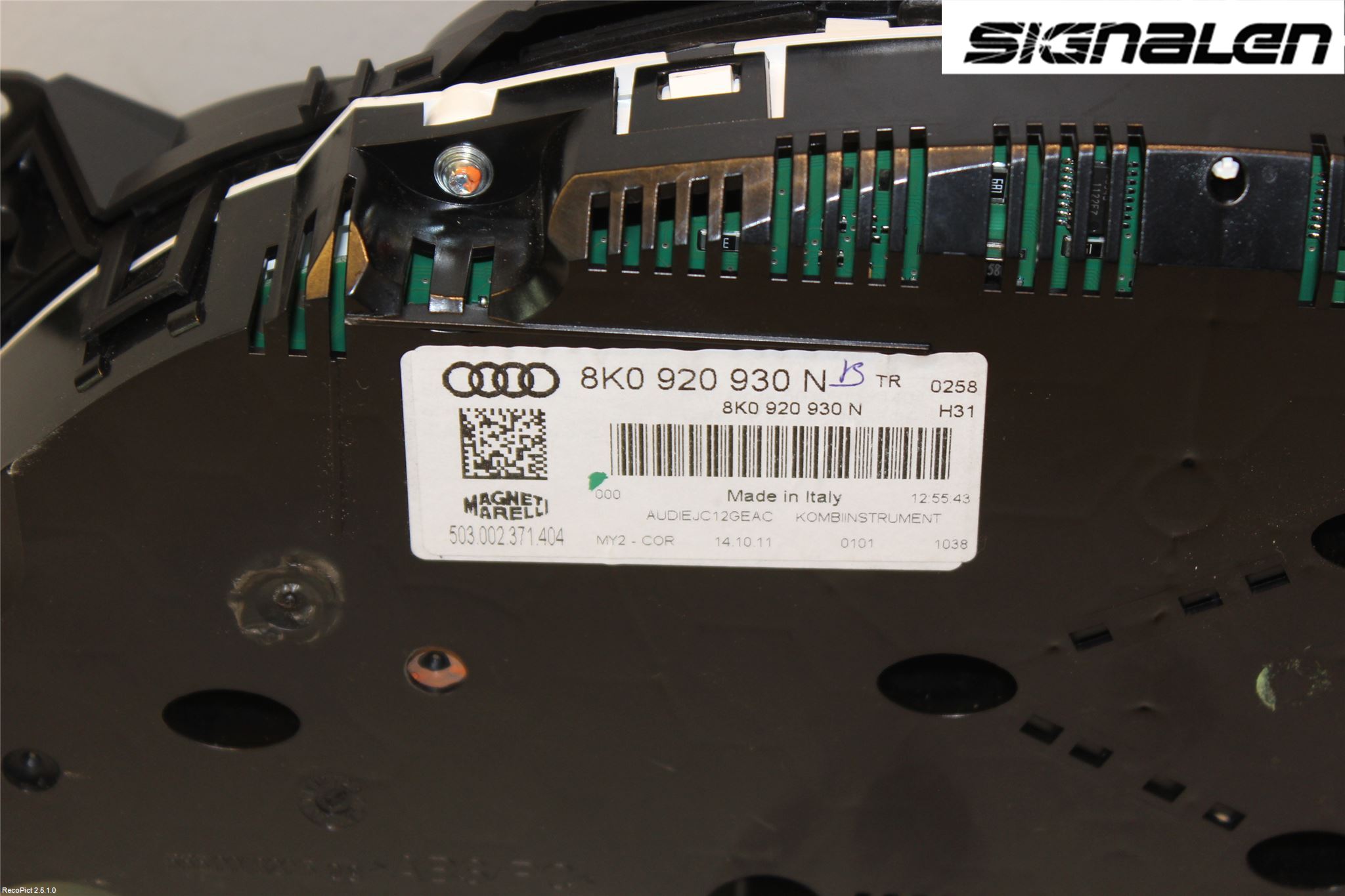 Audi A4/S4 08-11 Instr Kombinert