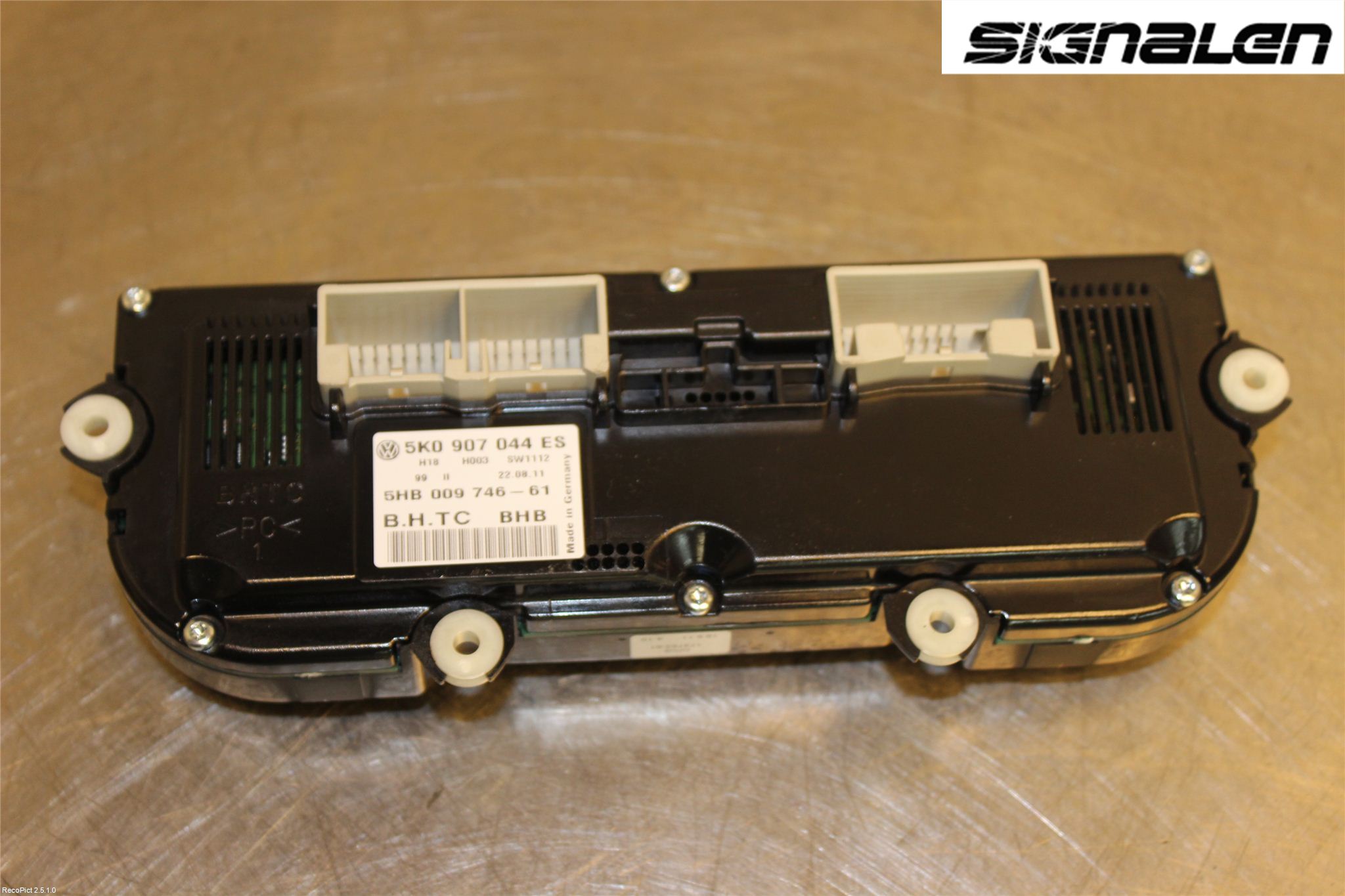 Volkswagen VW PASSAT 11-14 Varme Ac Betjening-Display