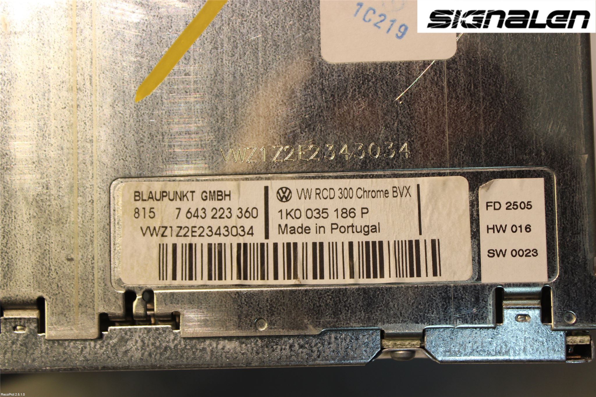 Volkswagen VW GOLF V 04-09 Stereo Radio