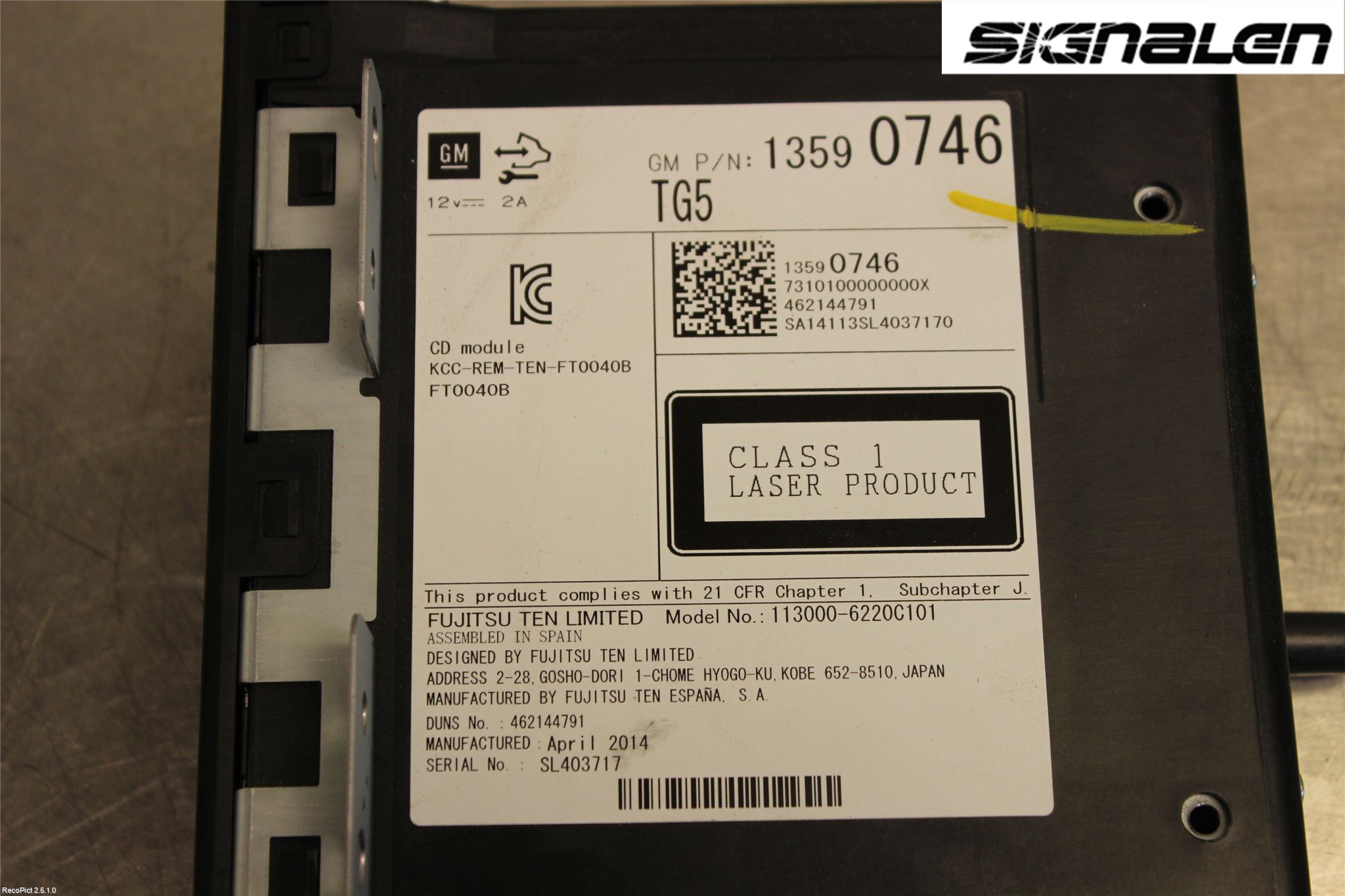 Opel INSIGNIA 09-16 Stereo Radio