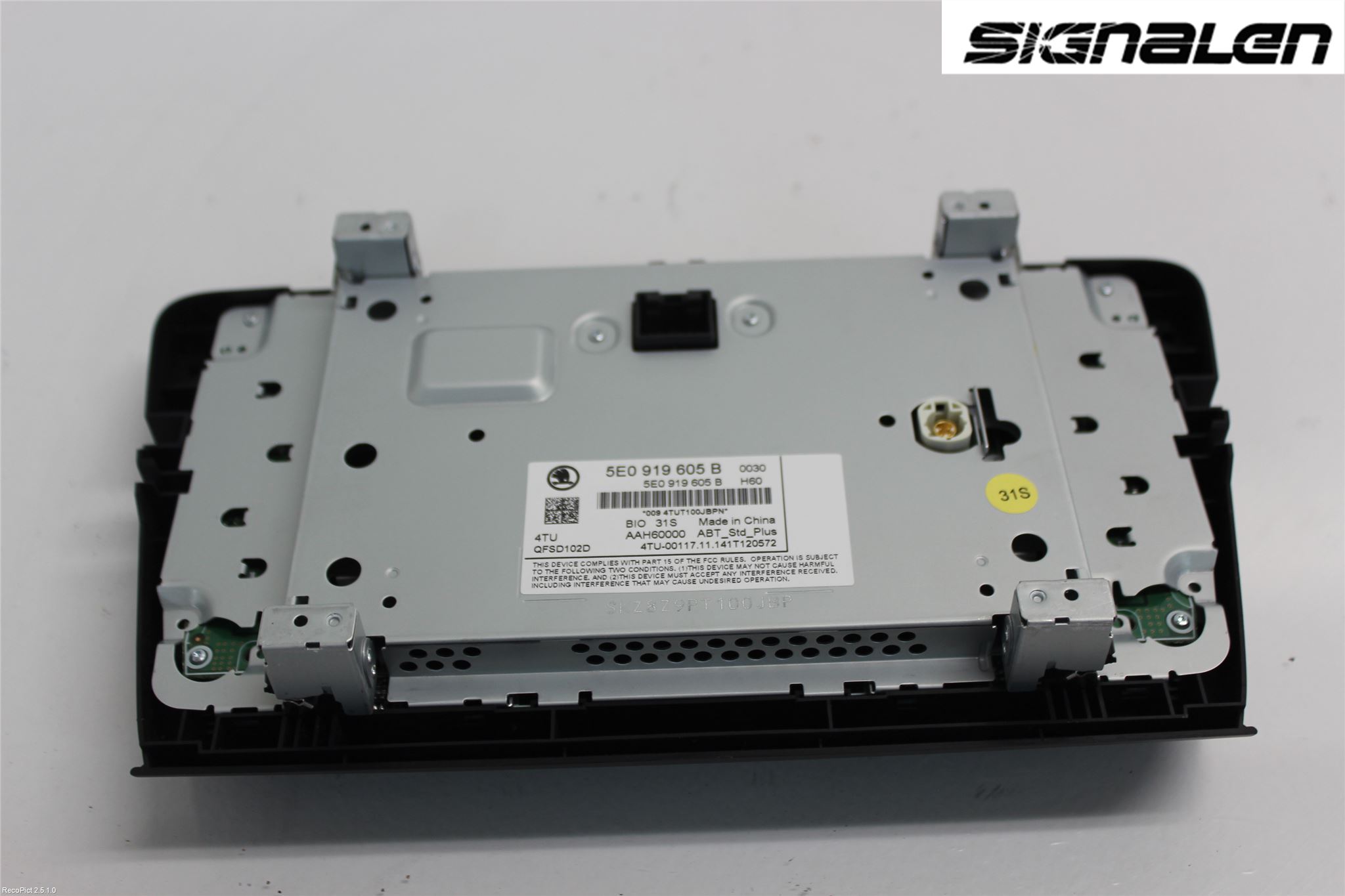 Skoda OCTAVIA (5E) 13-20 Stereo Radio