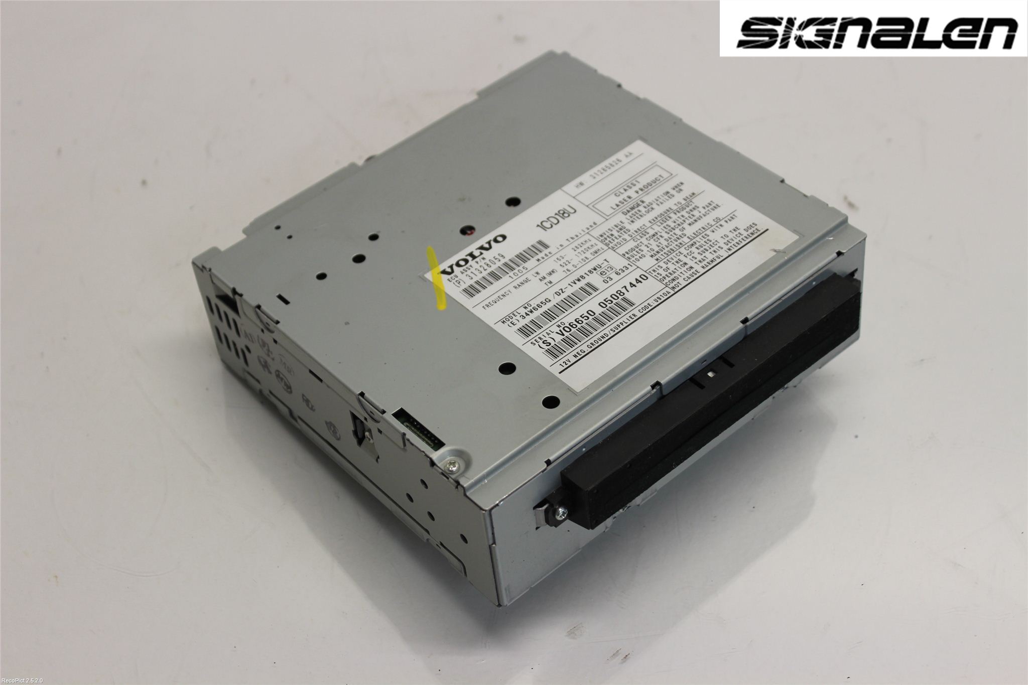 Volvo S40 08-12 Stereo Radio Med Cd