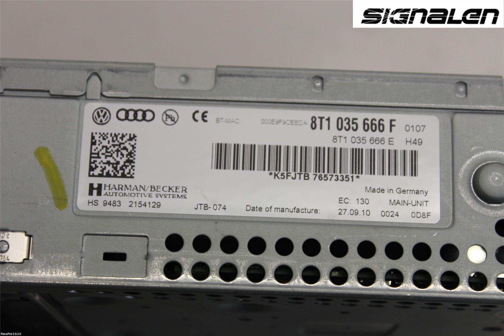Audi A5 07-16 Stereo Radio