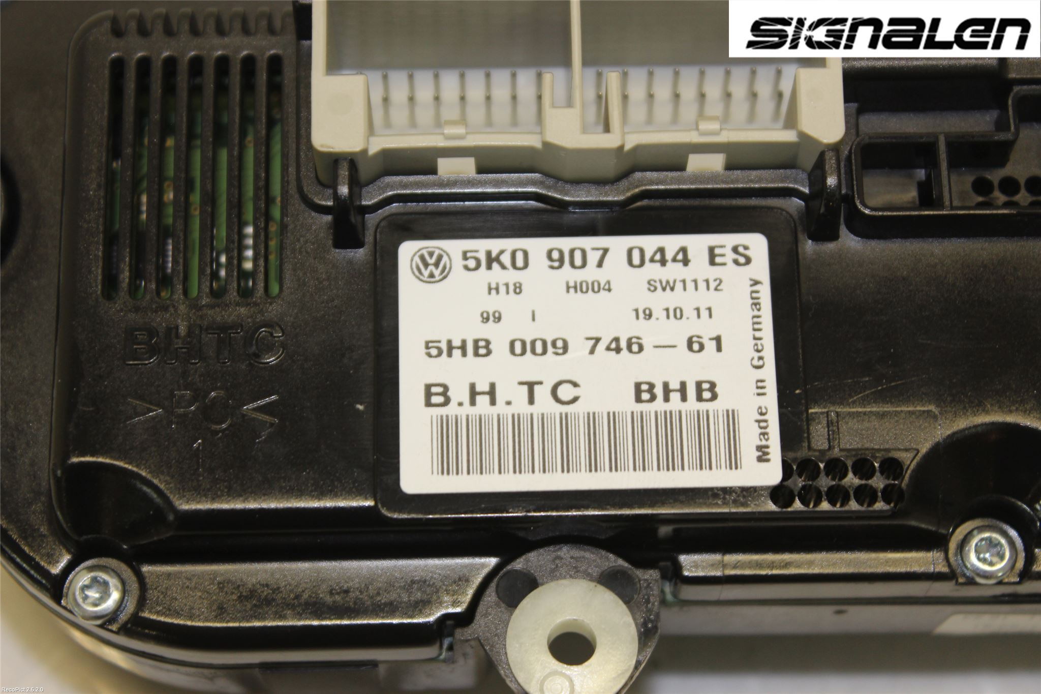 Volkswagen VW PASSAT 11-14 Varme Ac Betjening-Display