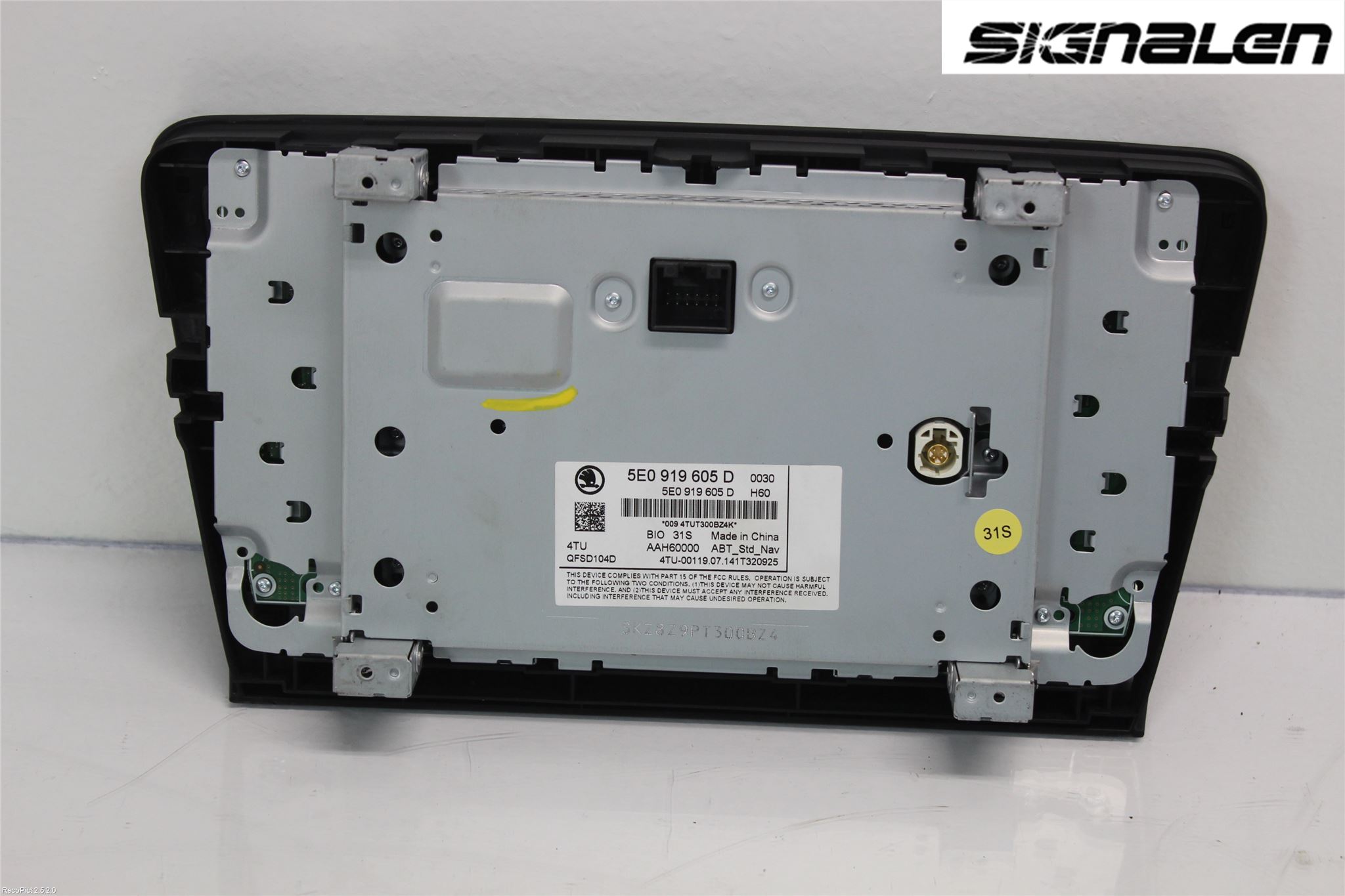 Skoda OCTAVIA (5E) 13-20 Stereo Radio