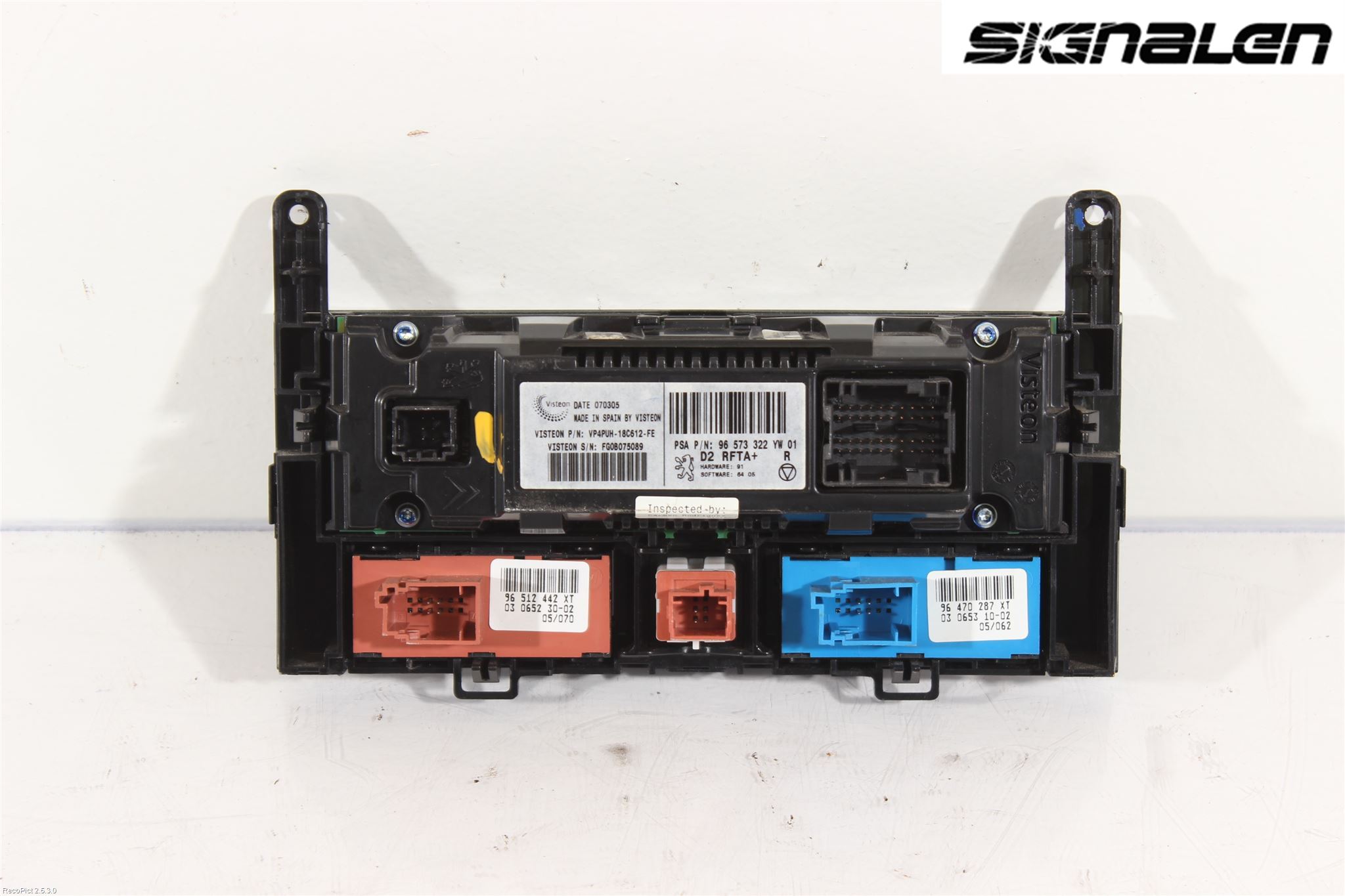 Peugeot 407 Varme Ac Betjening-Display