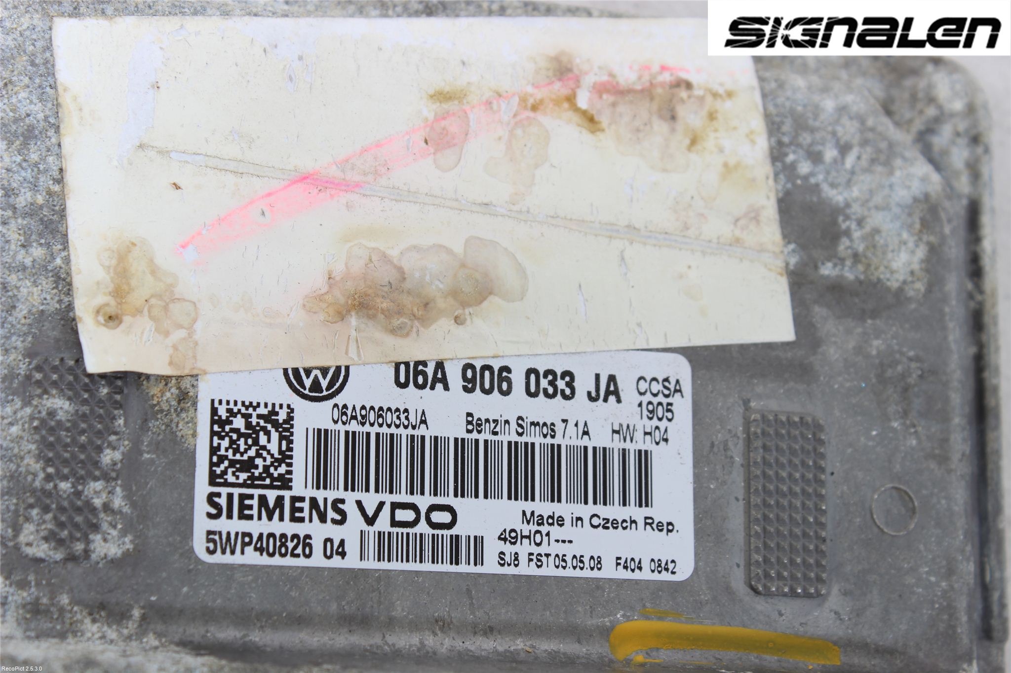 Volkswagen VW GOLF V 04-09 Styreenhet Innsprøytning
