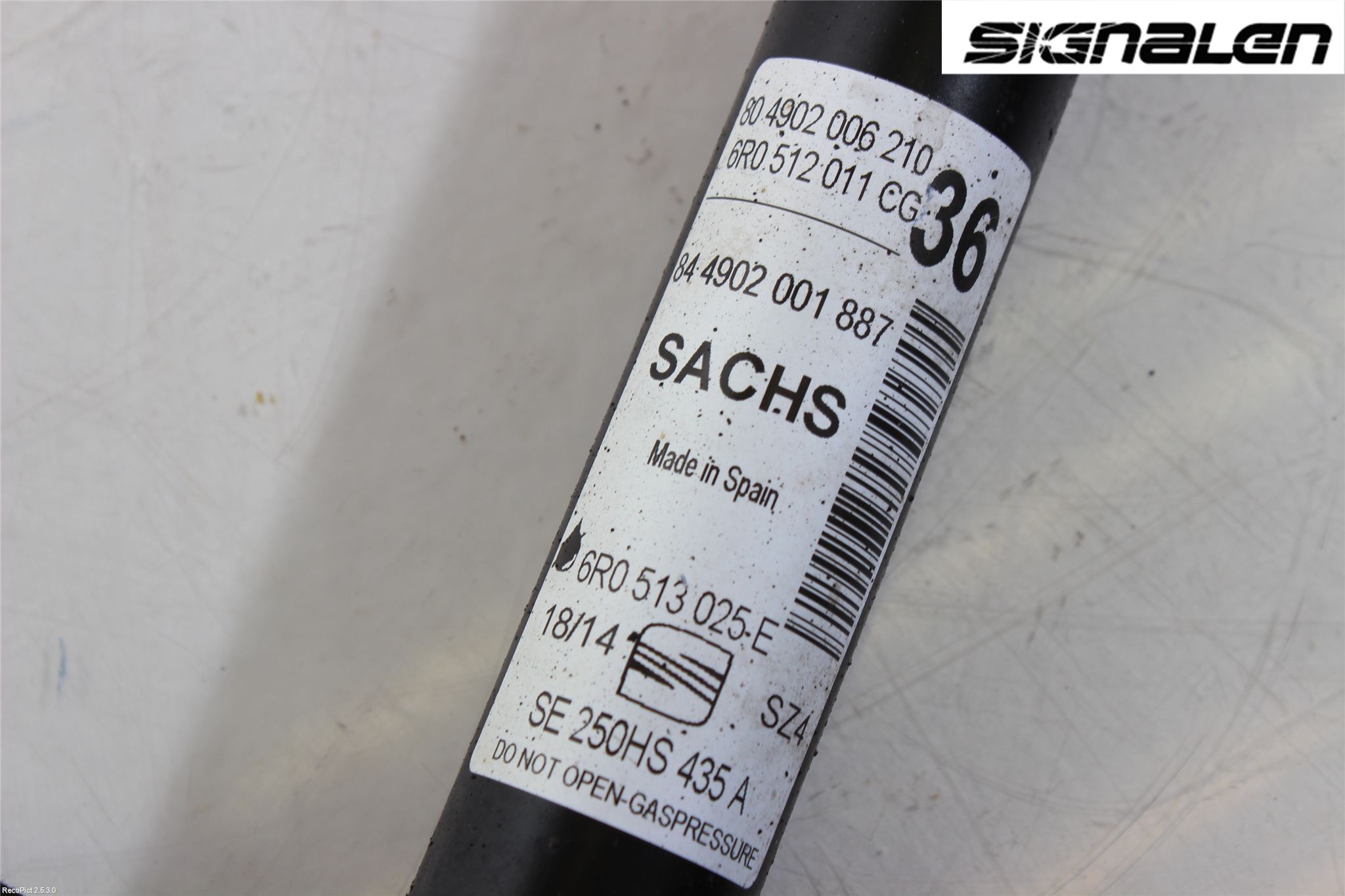 Seat IBIZA IV 08-16 Støtdemper Bak