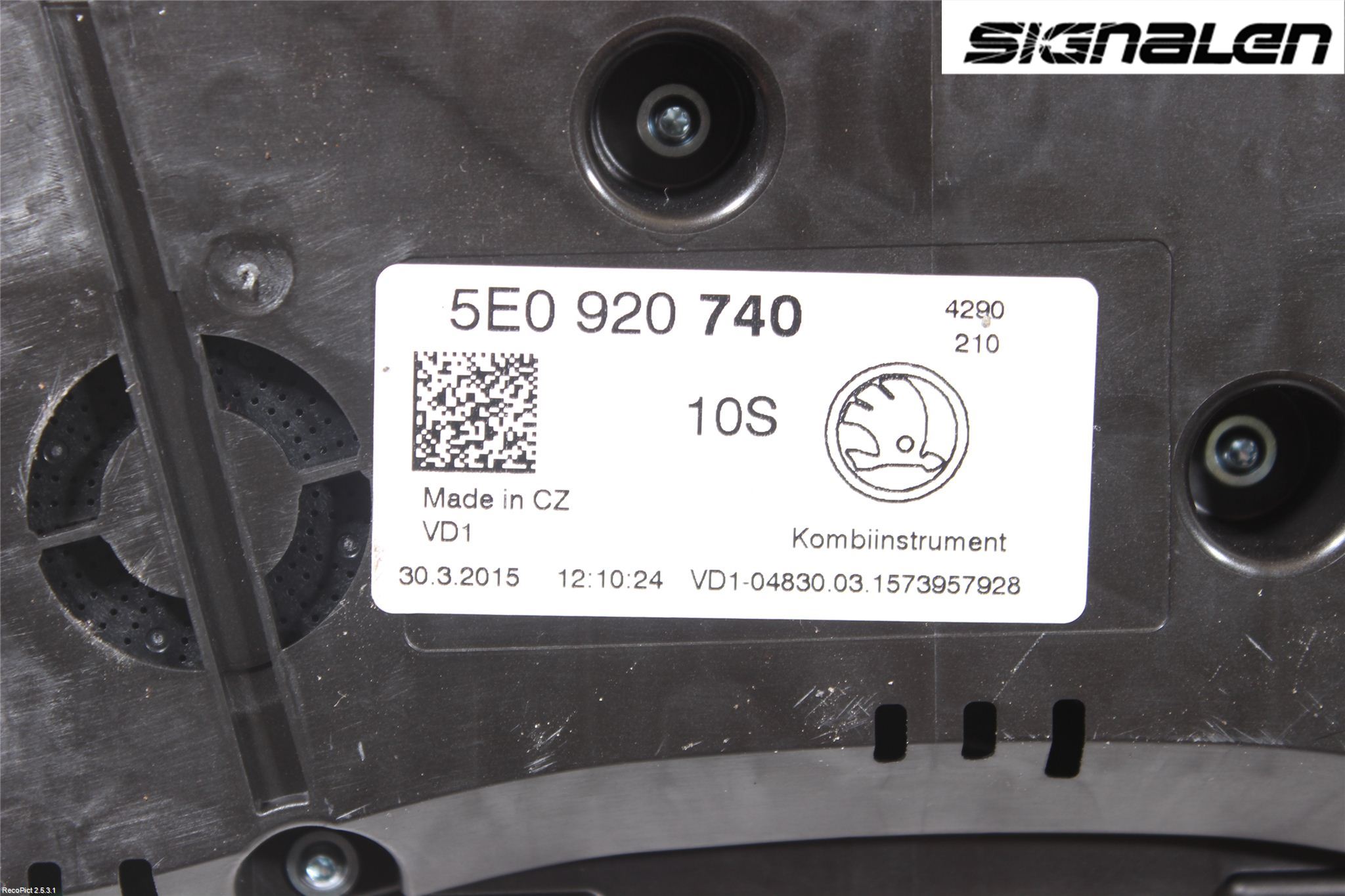 Skoda OCTAVIA (5E) 13-20 Instr Kombinert