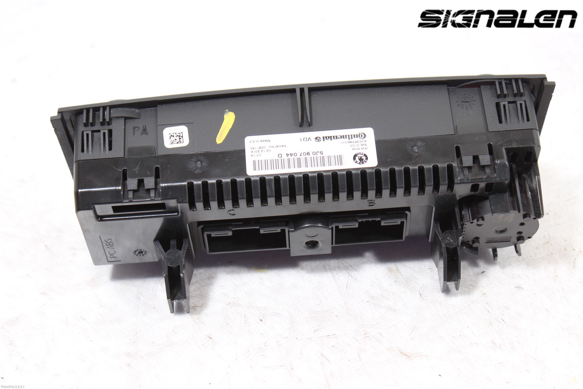Skoda FABIA 07-14 Varme Ac Betjening-Display