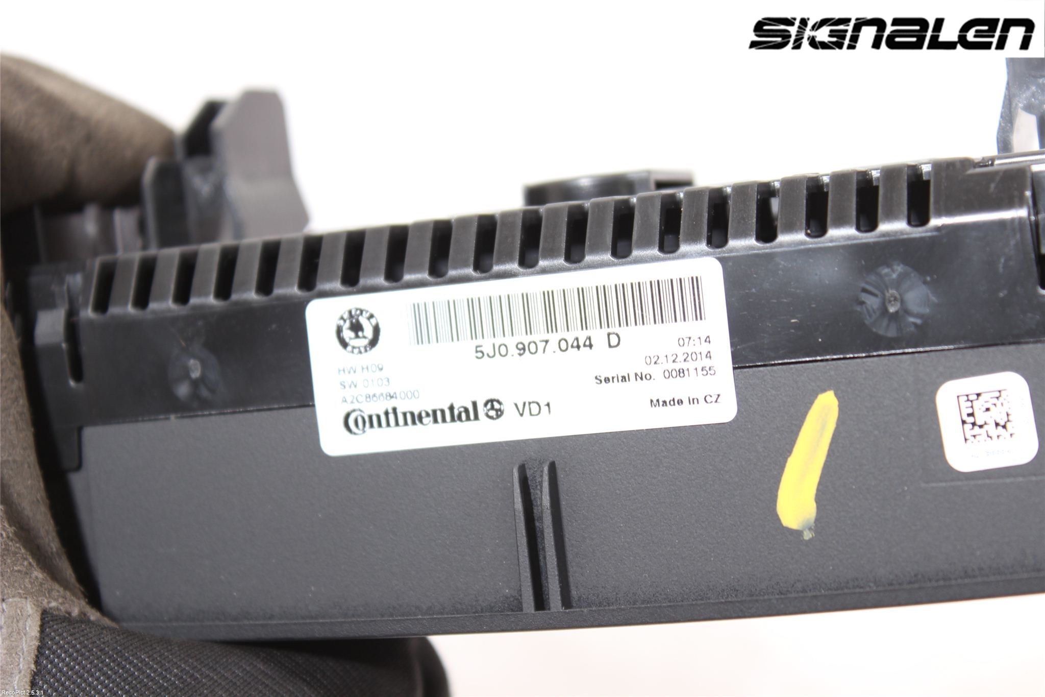 Skoda FABIA 07-14 Varme Ac Betjening-Display