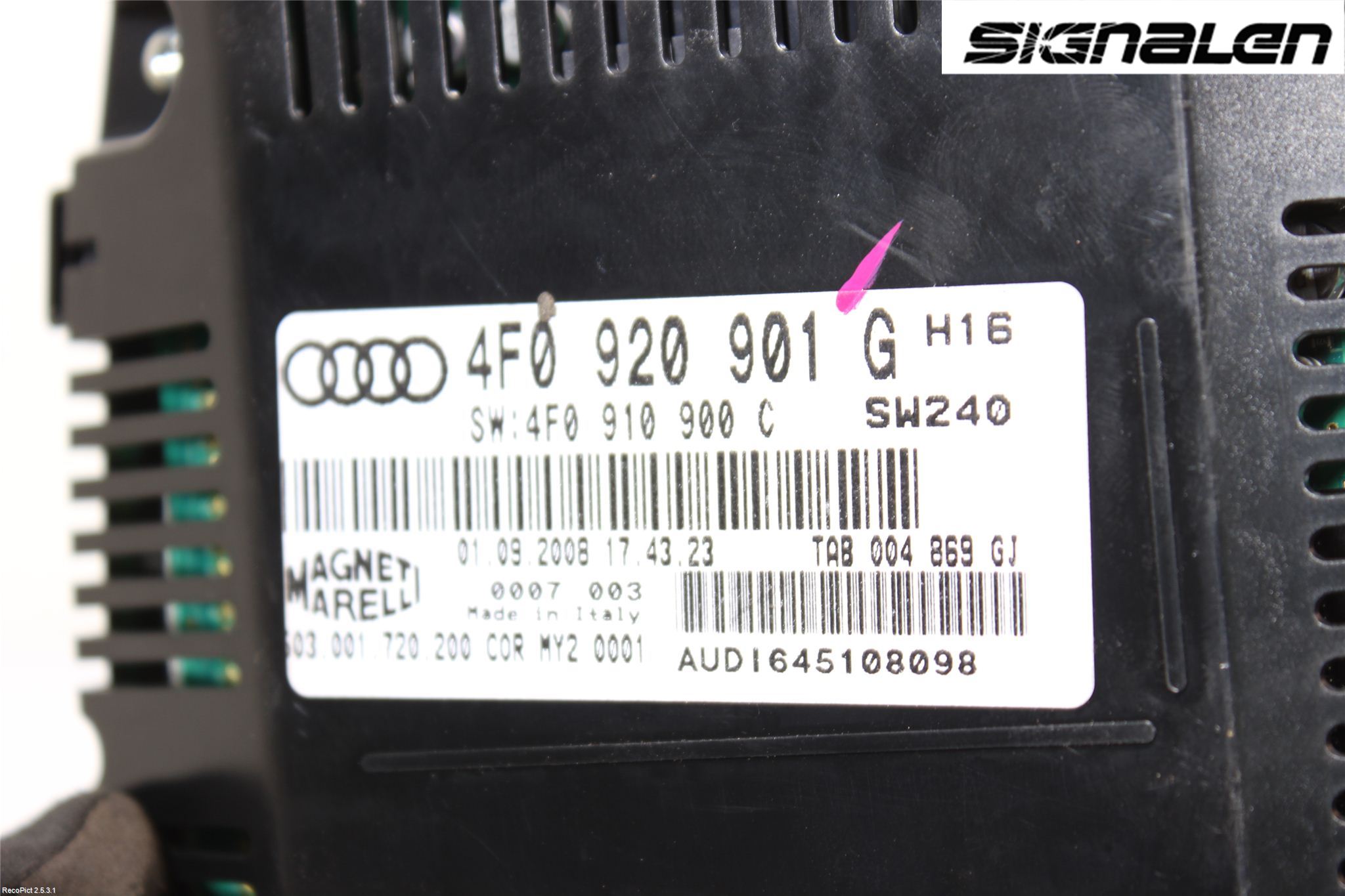 Audi A6/S6     05-11 Instr Kombinert