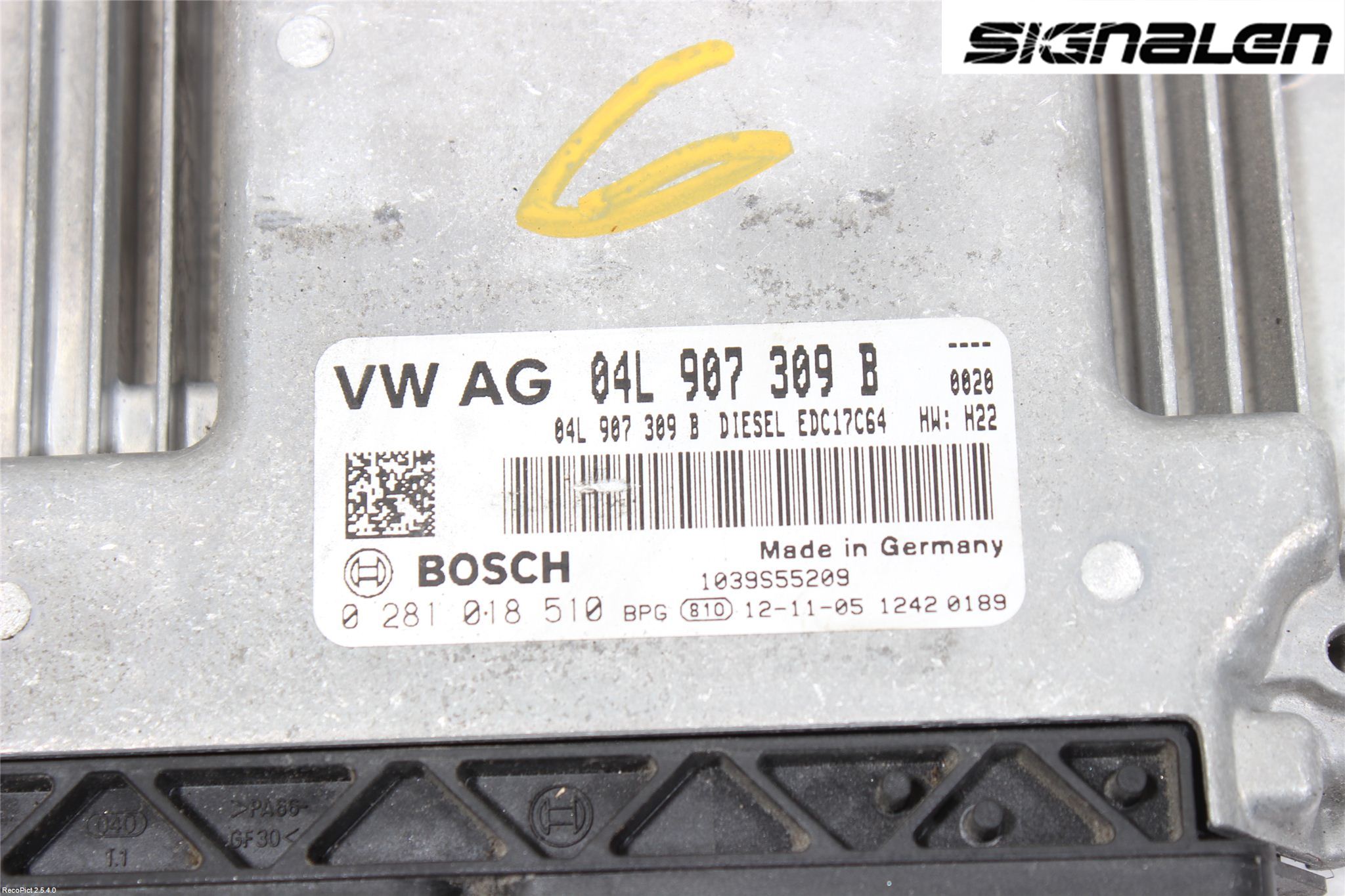 Volkswagen VW GOLF / E-GOLF VII 13-20 Styreenhet Innsprøytning