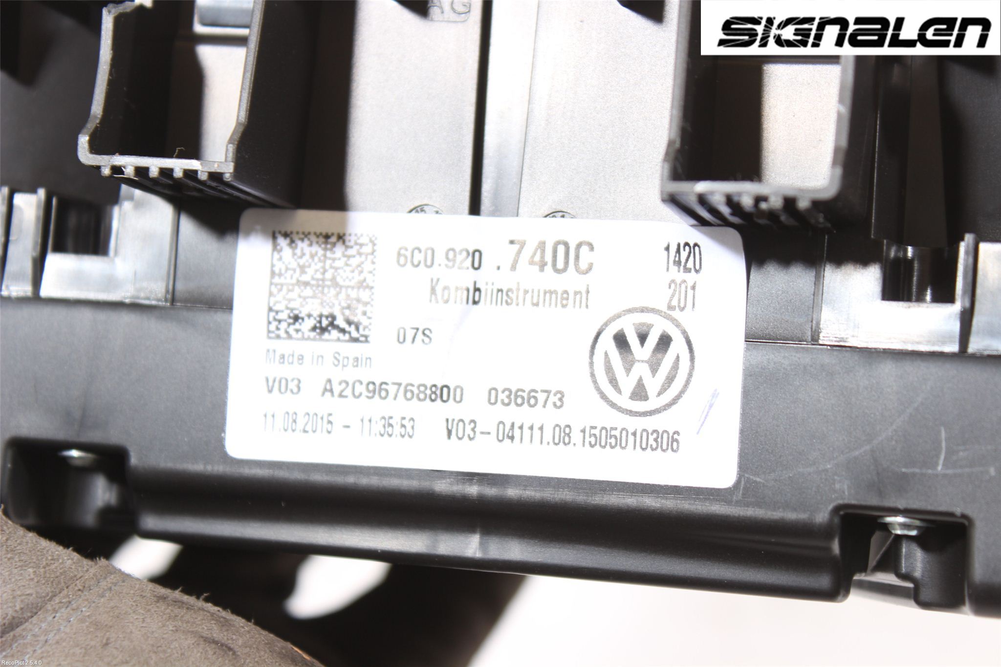 Volkswagen VW POLO 10-17 Instr Kombinert
