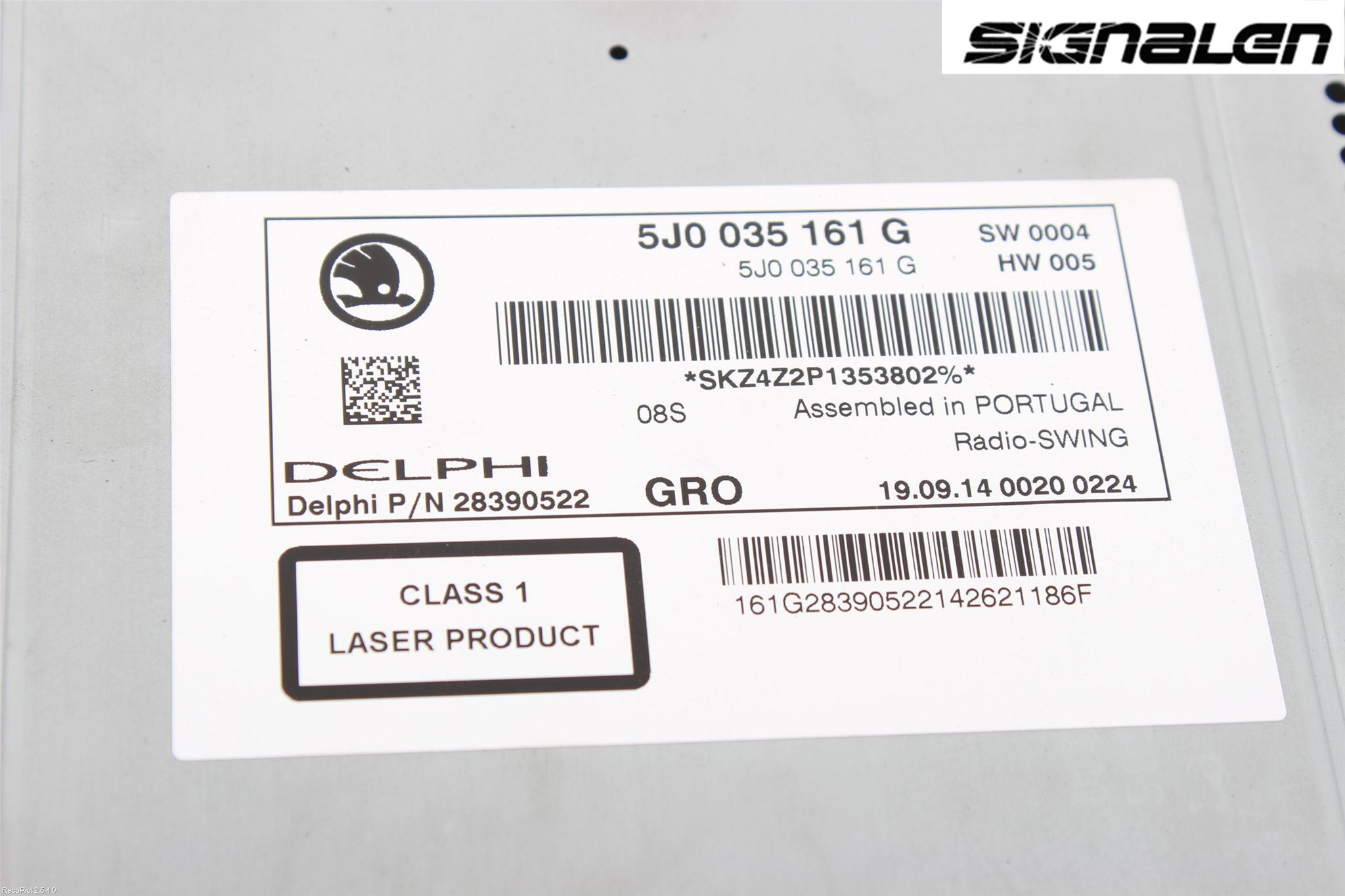 Skoda FABIA 07-14 Stereo Radio