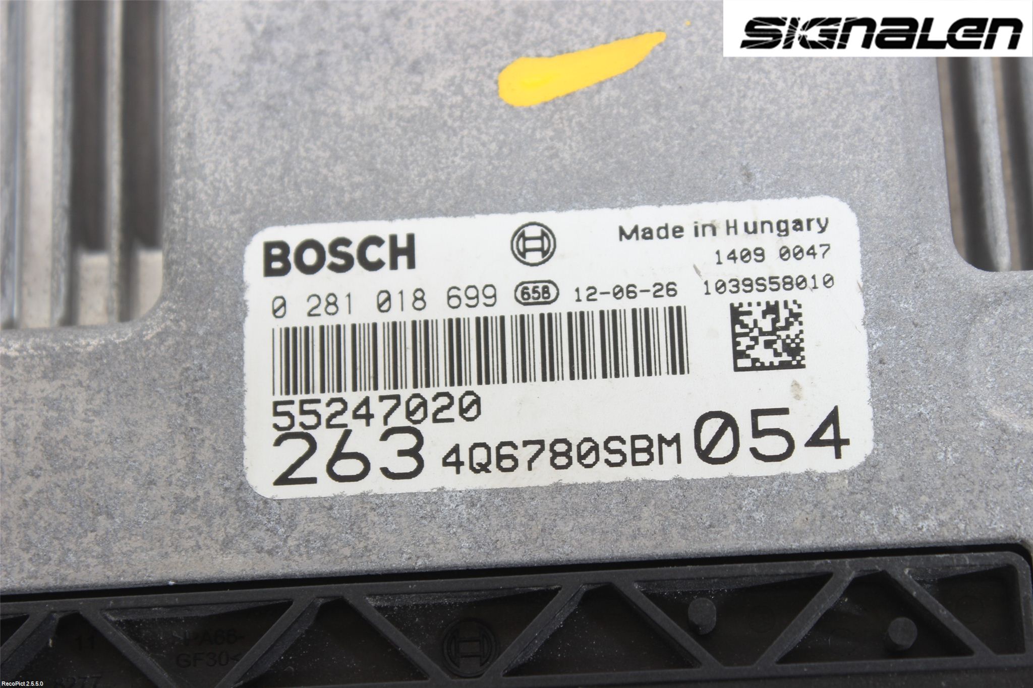 Opel COMBO D 12-18 Styreenhet Innsprøytning