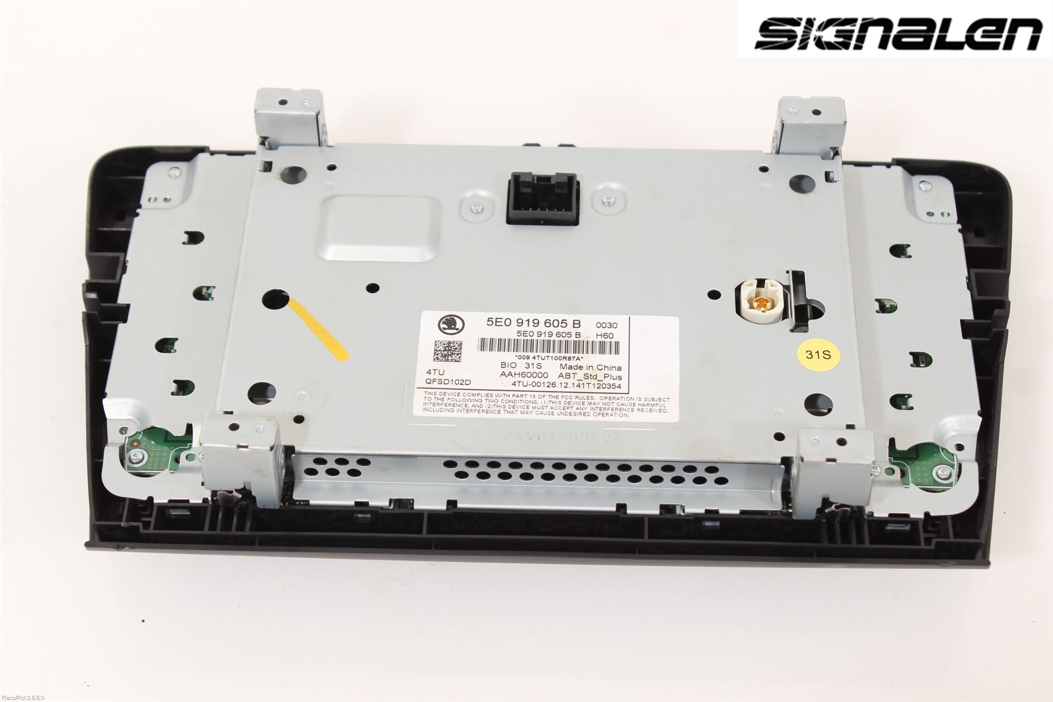Skoda OCTAVIA (5E) 13-20 Stereo Radio