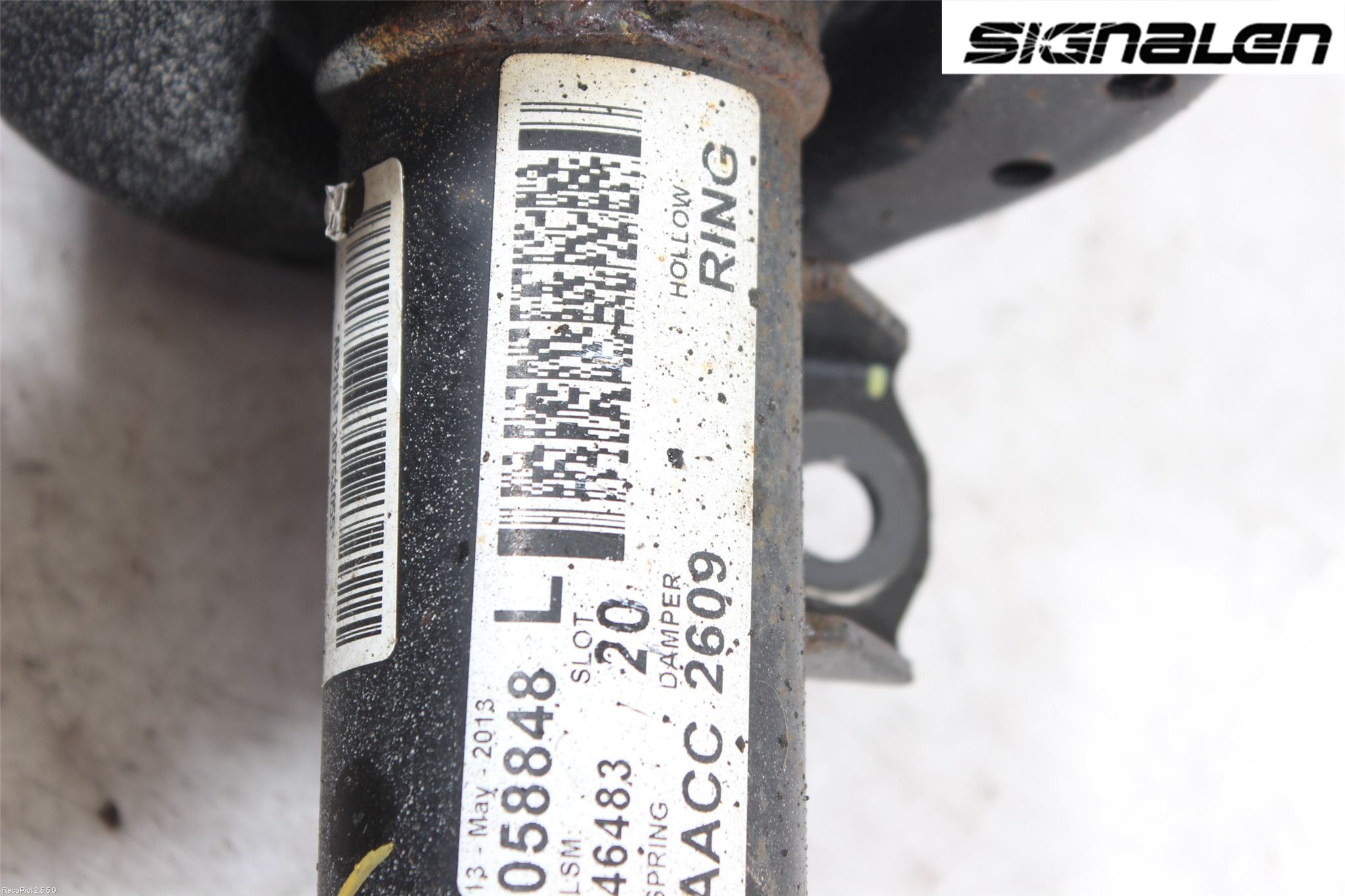 Opel ASTRA J 10-15 Fjærbein Foran Venstre